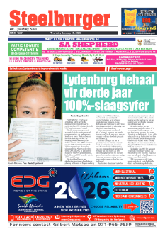 Steelburger News 15 January 2026