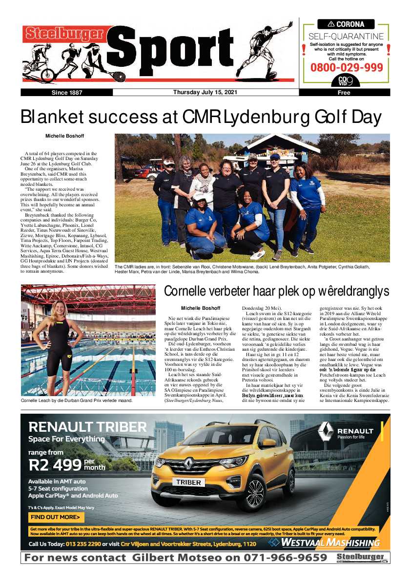 Steelburger news 15 July 2021 page 16