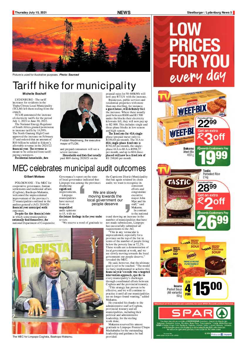 Steelburger news 15 July 2021 page 5