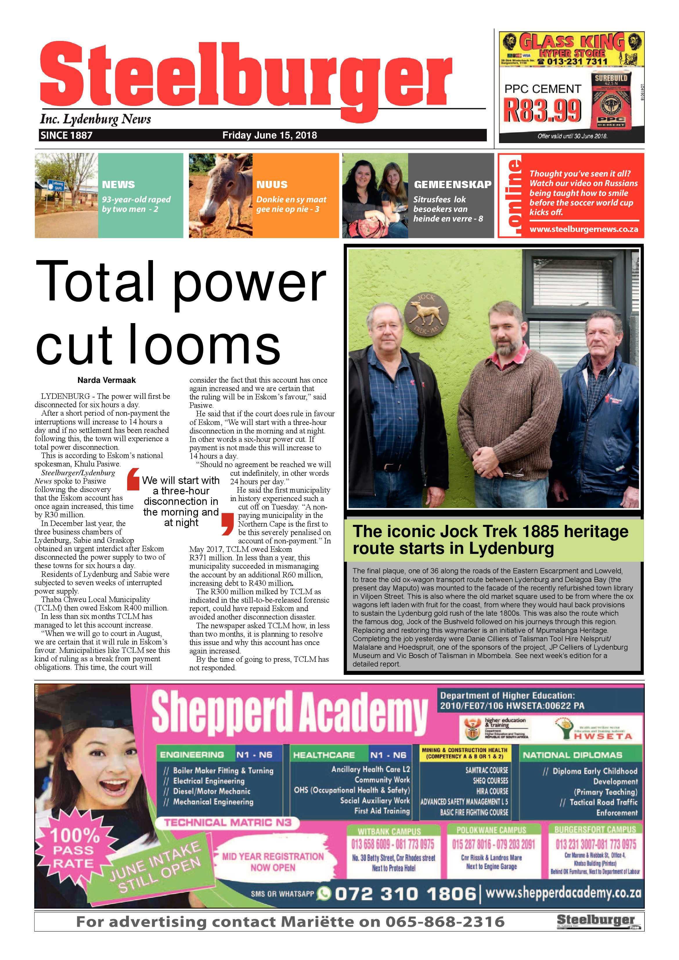 Steelburger News Epapers Page 1 Steelburger News Epapers Page 1