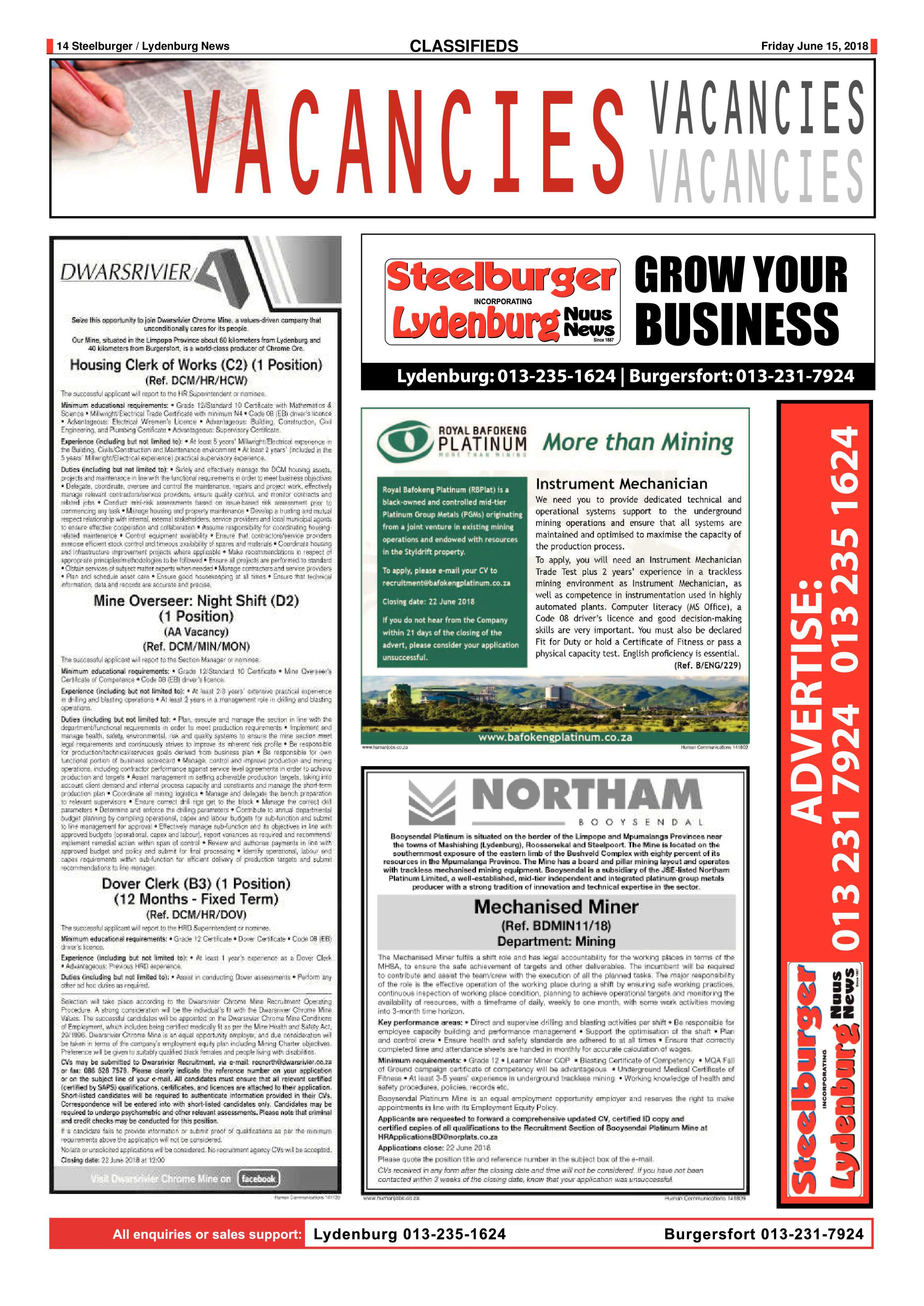 Steelburger News 15 June 2018 page 14