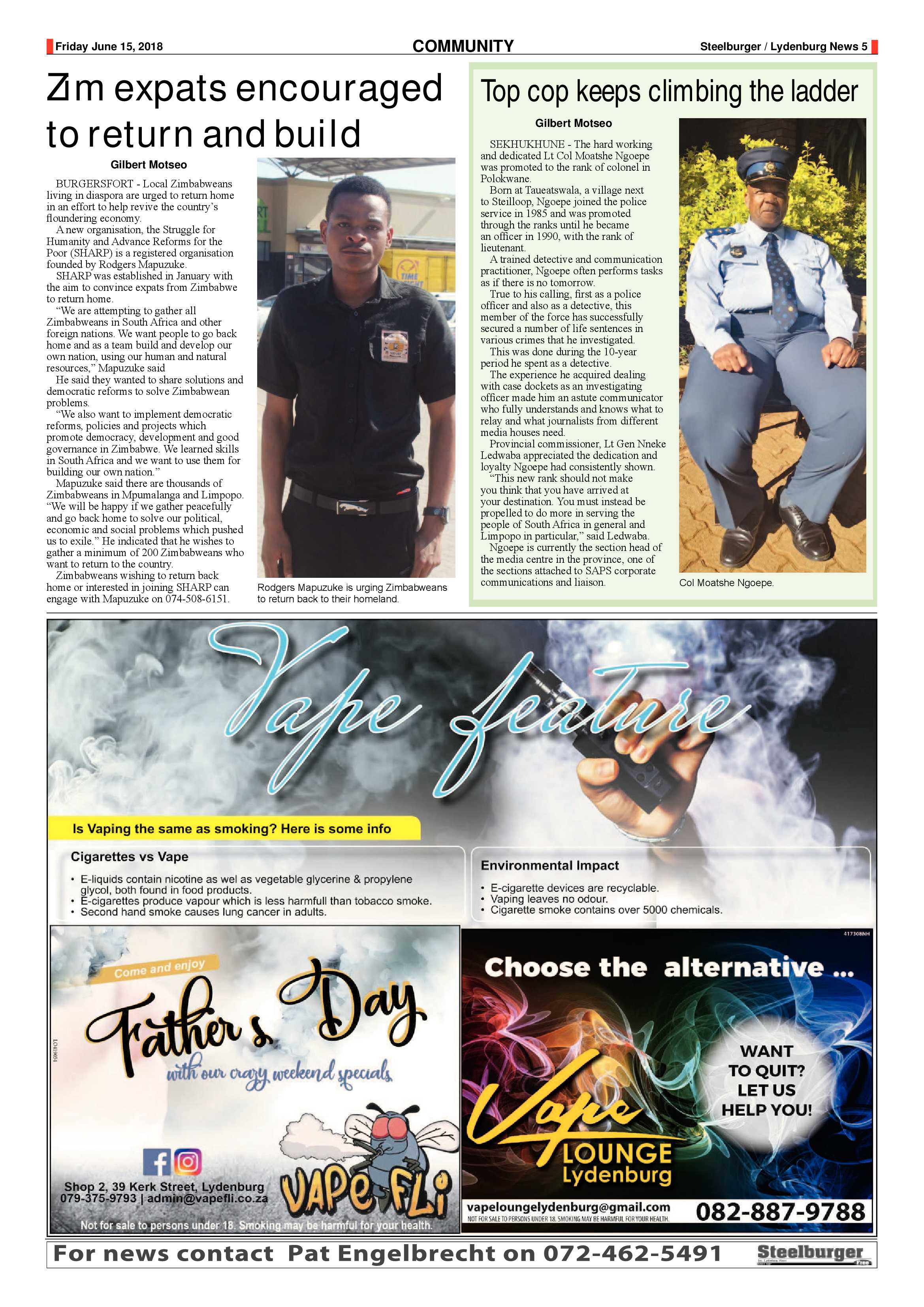 Steelburger News 15 June 2018 page 5