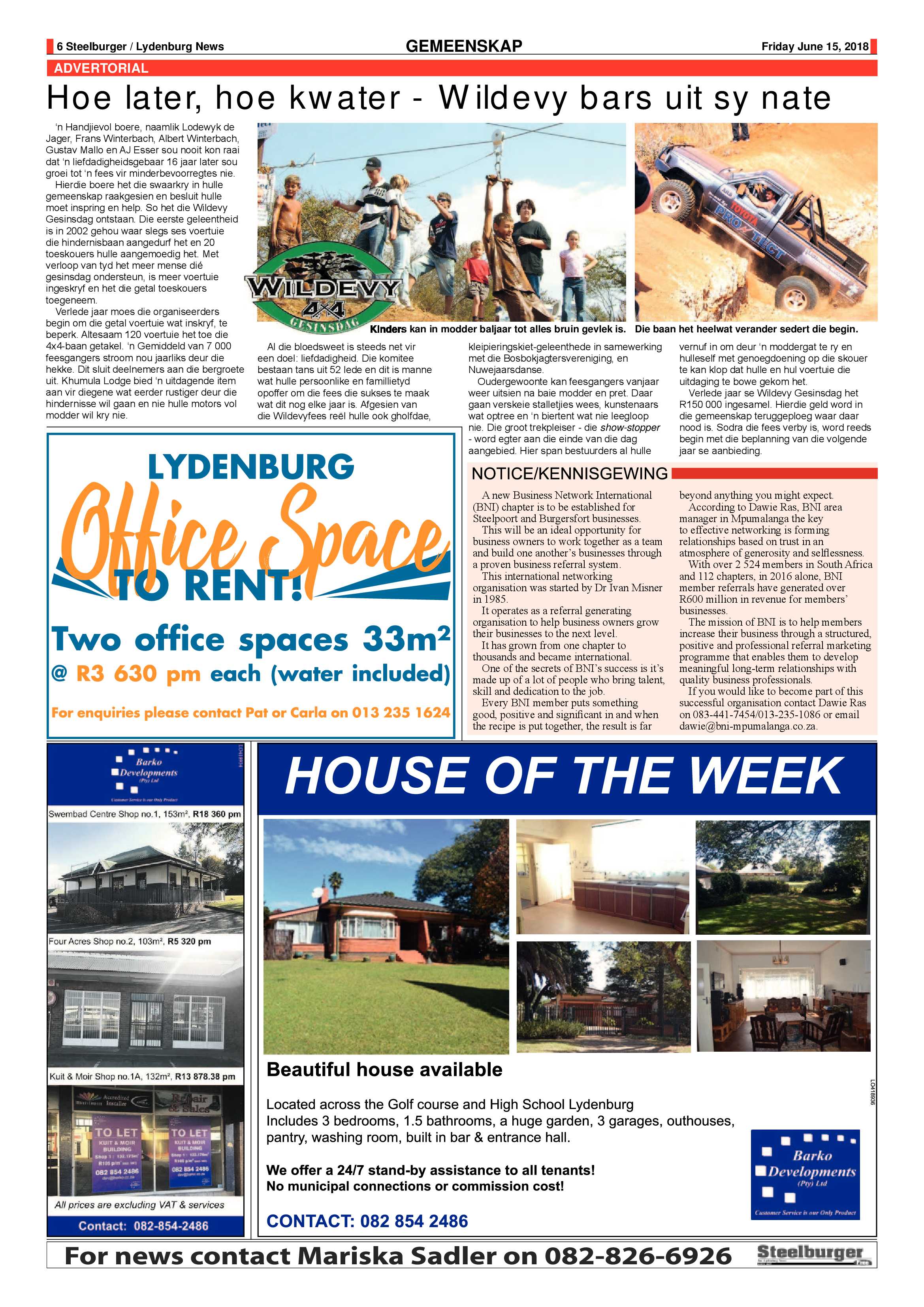 Steelburger News 15 June 2018 page 6