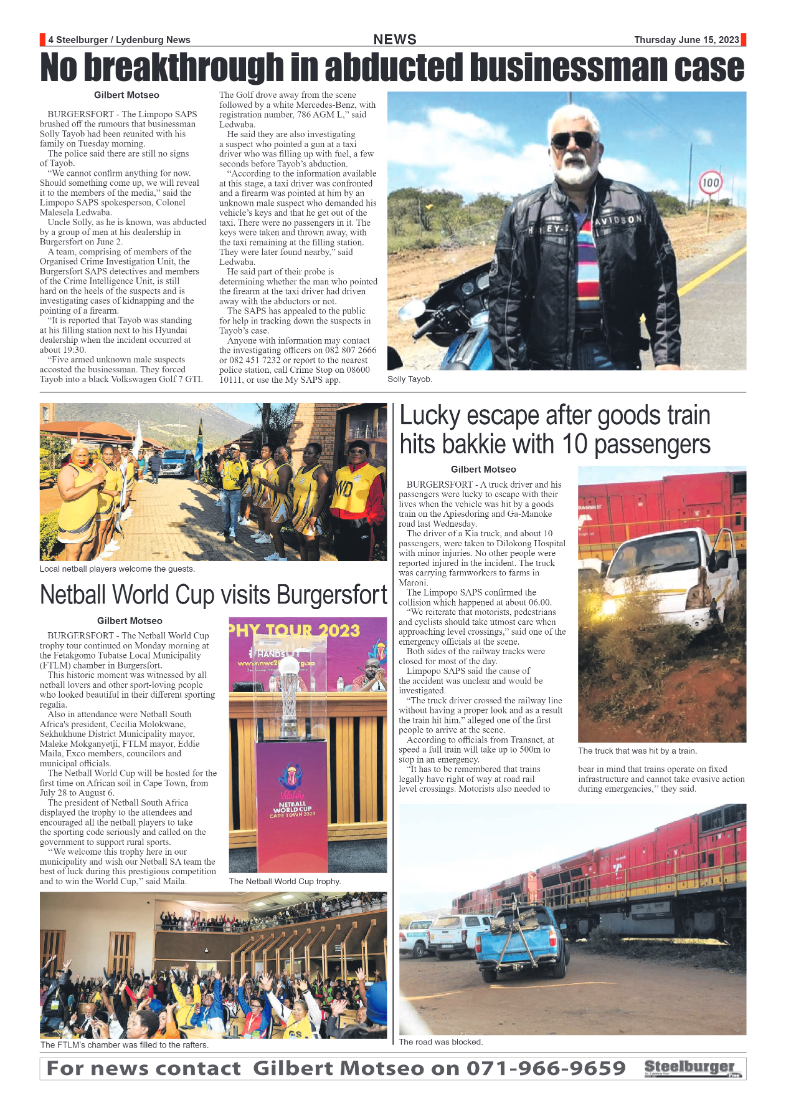 Steelburger News 15 June 2023 page 4