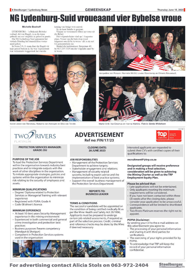 Steelburger News 15 June 2023 page 6