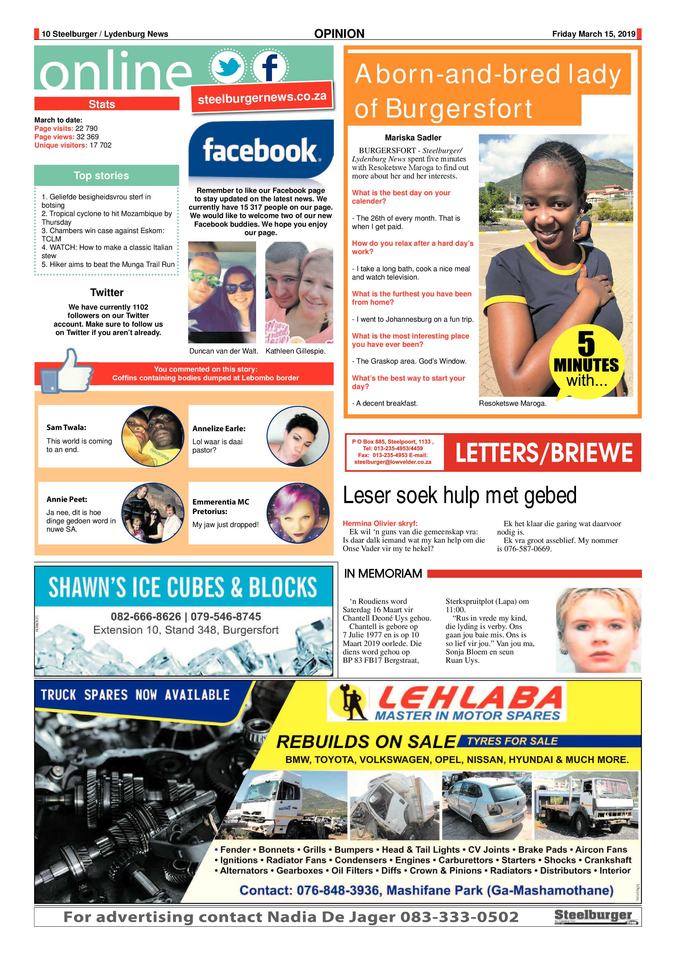 Steelburger News 15 March 2019 page 10