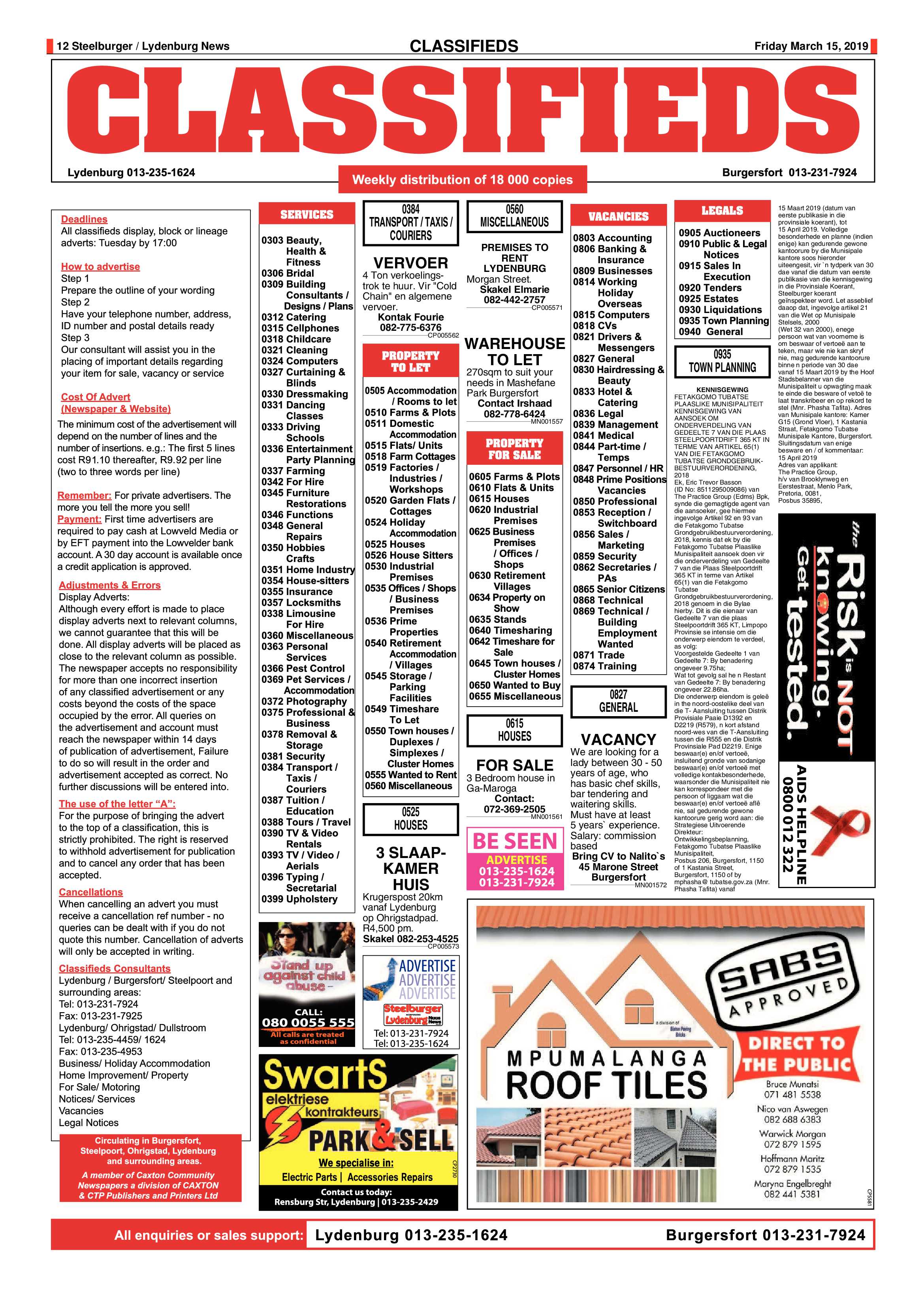 Steelburger News 15 March 2019 page 12