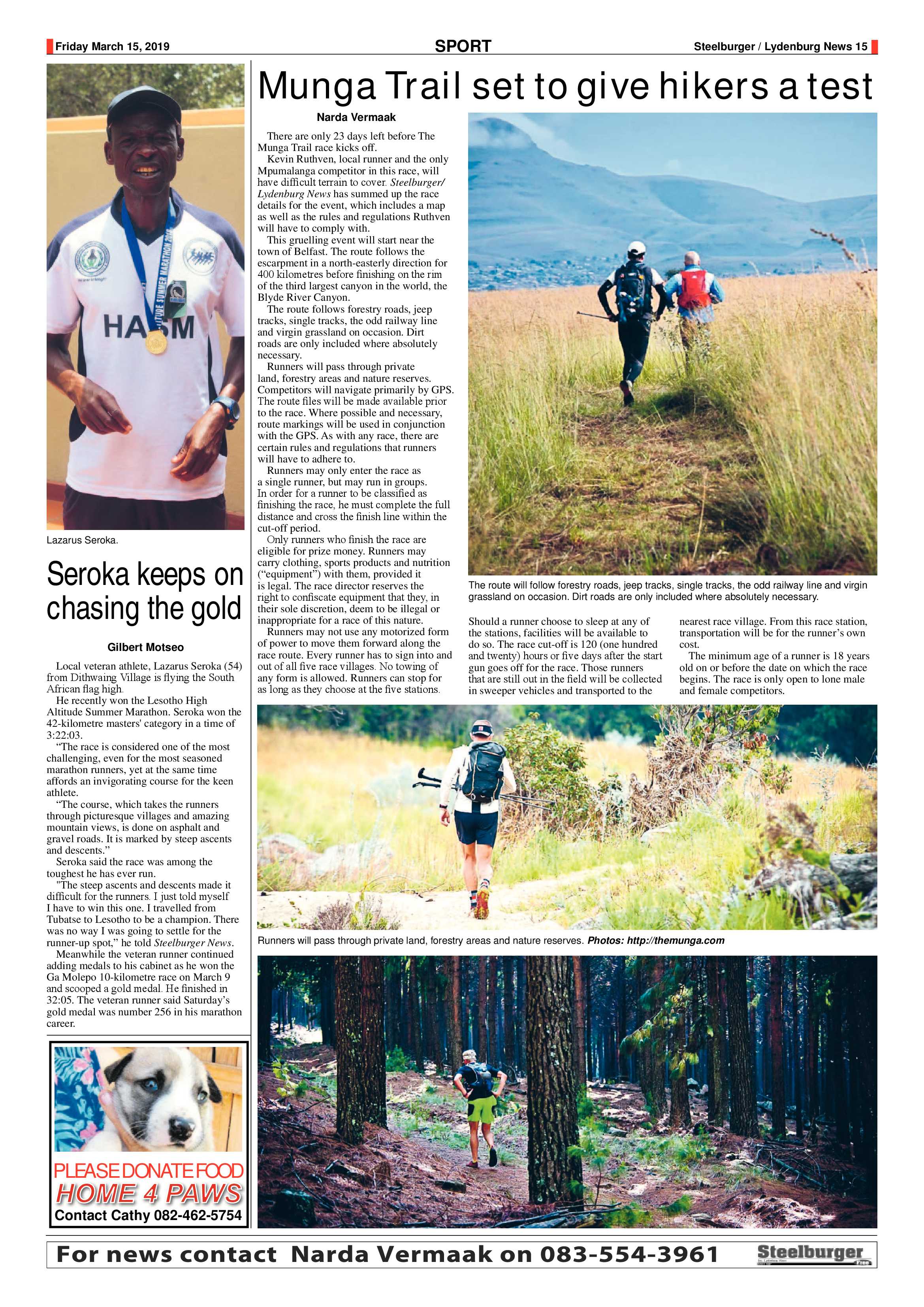 Steelburger News 15 March 2019 page 15