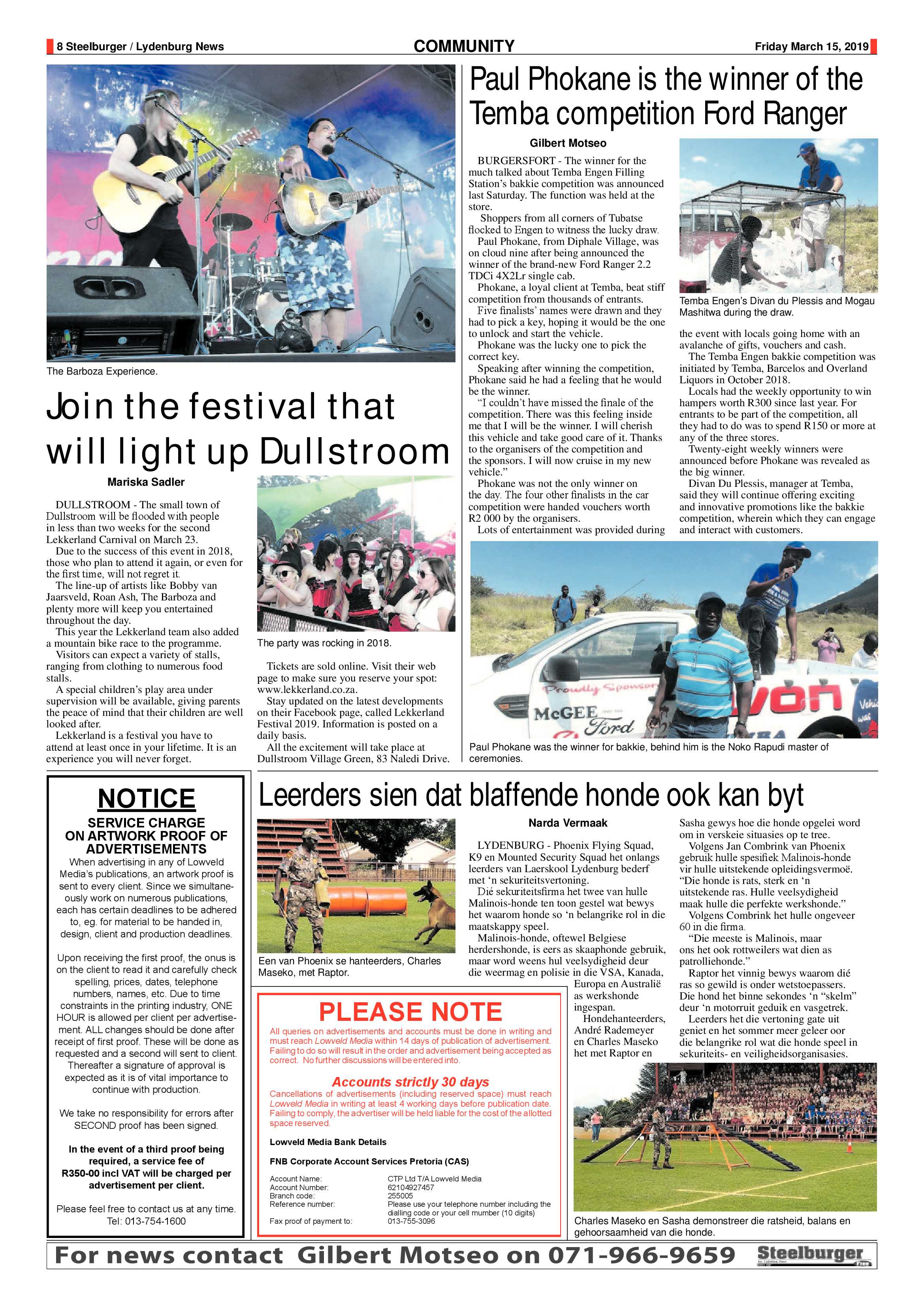 Steelburger News 15 March 2019 page 8