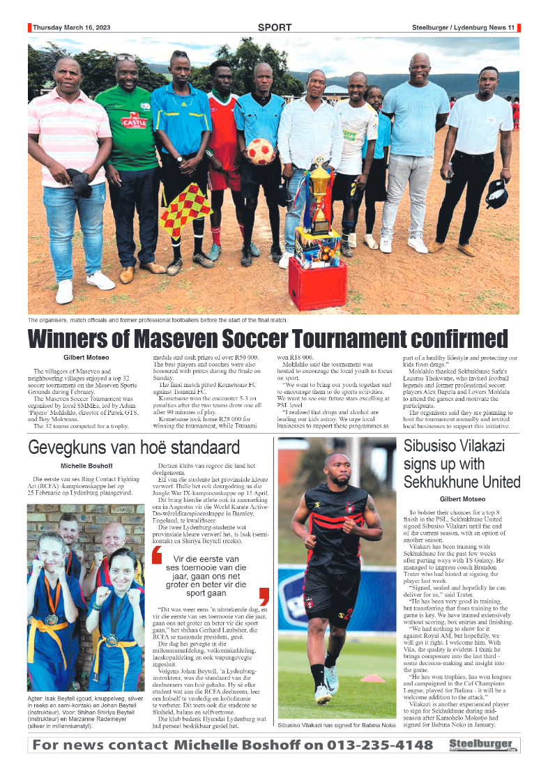 Steelburger News 16 March 2023 page 11