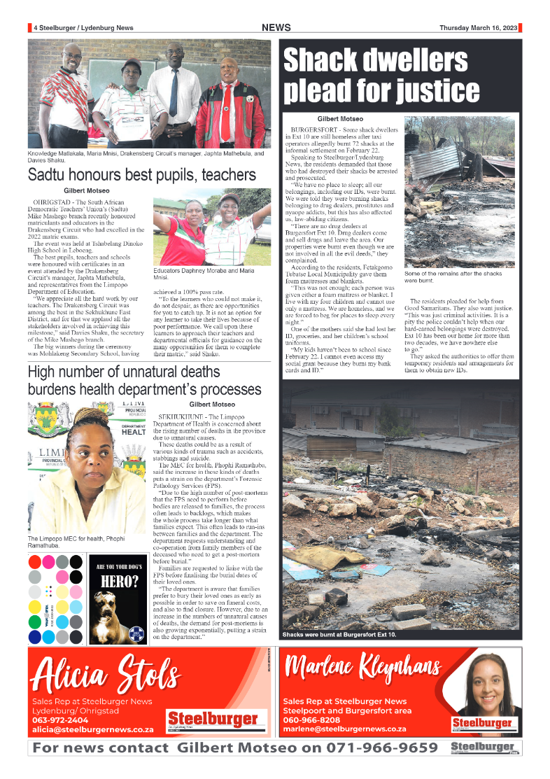 Steelburger News 16 March 2023 page 4