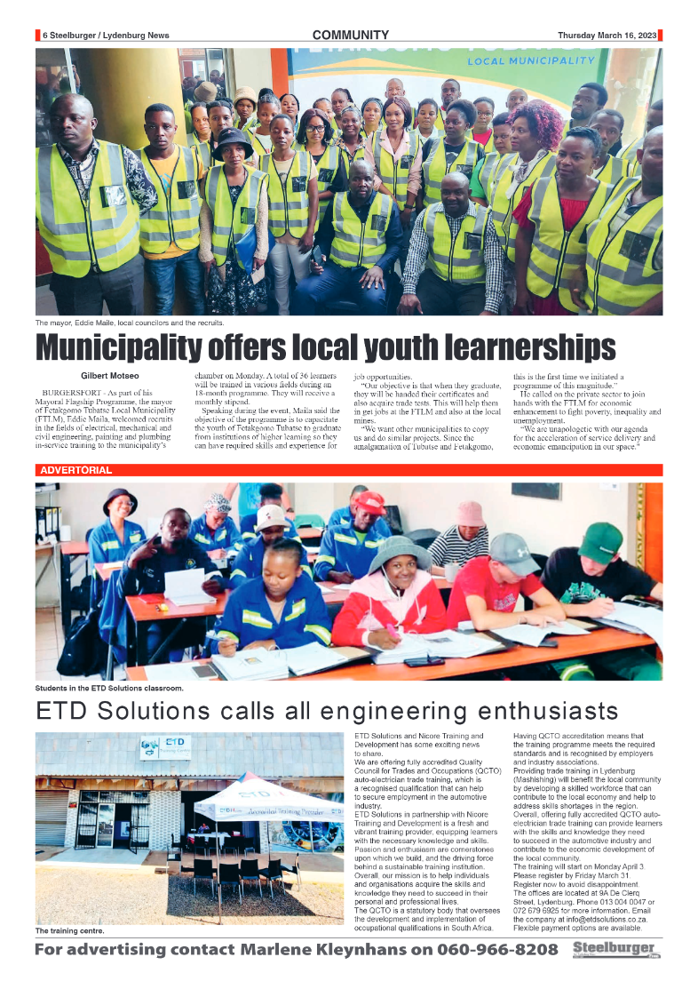Steelburger News 16 March 2023 page 6