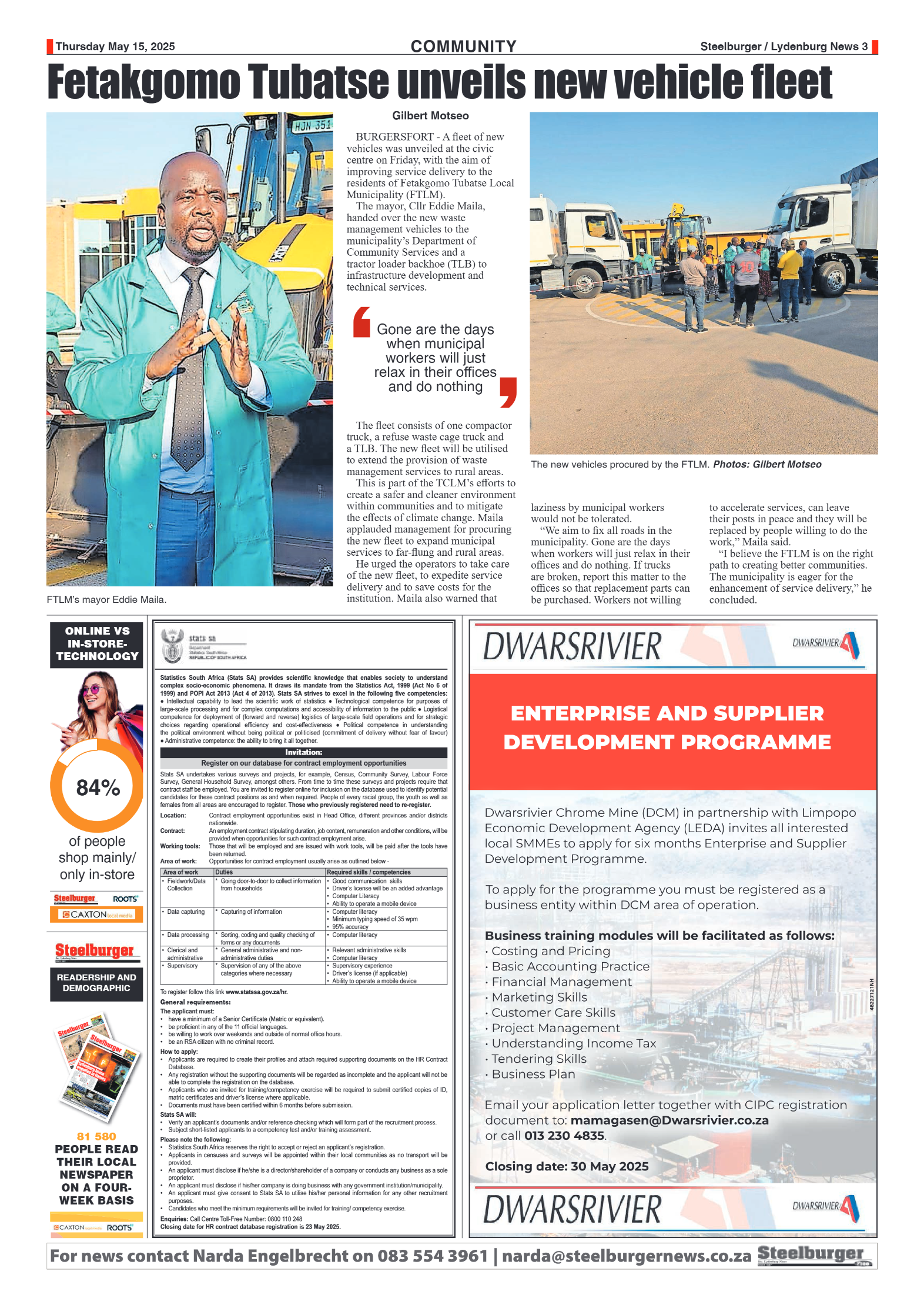 Steelburger News 15 May 2025 page 3