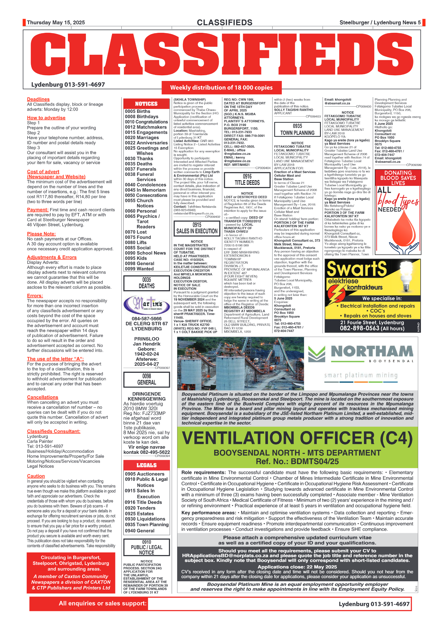 Steelburger News 15 May 2025 page 5