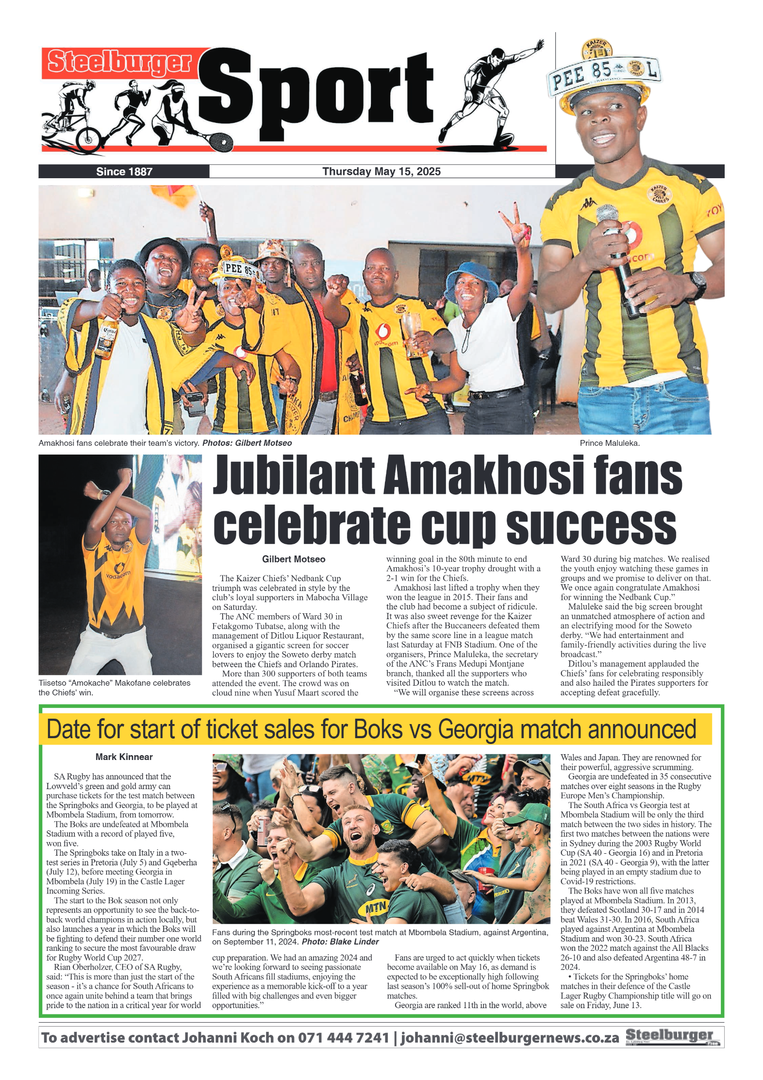 Steelburger News 15 May 2025 page 8