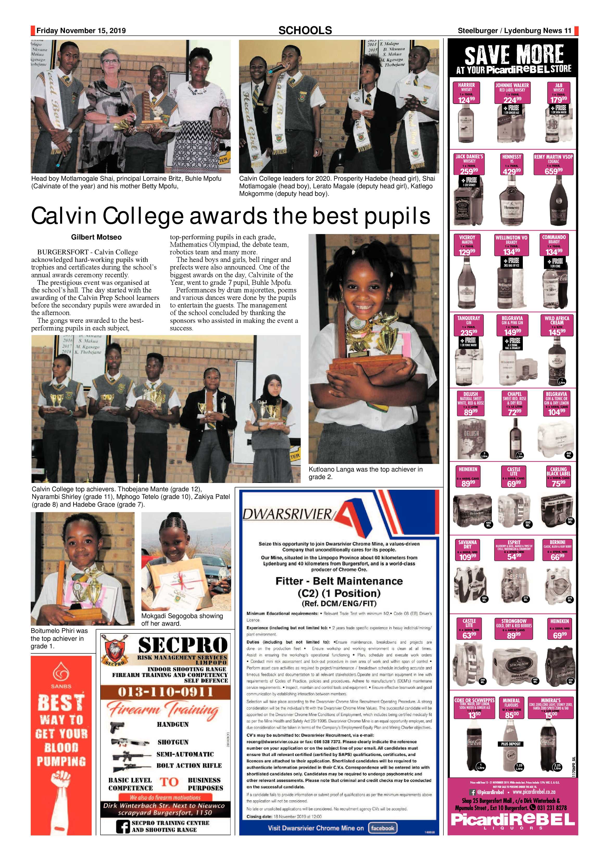 Steelburger News 15 November 2019 page 11