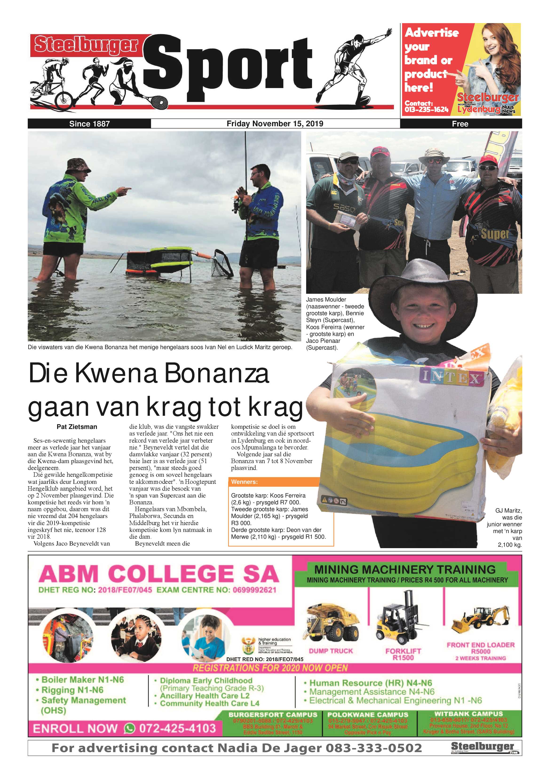 Steelburger News 15 November 2019 page 12