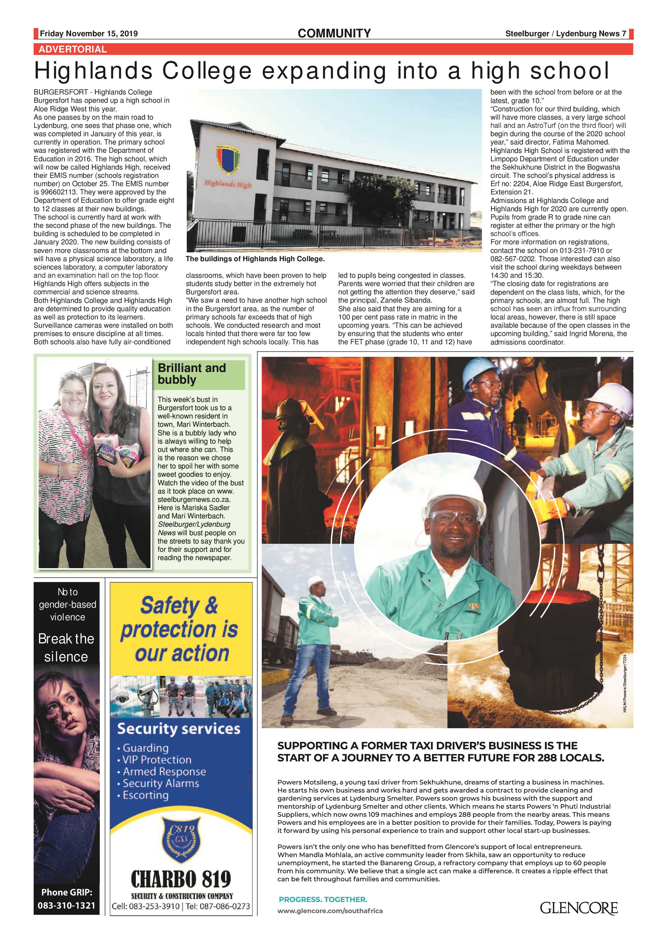 Steelburger News 15 November 2019 page 7