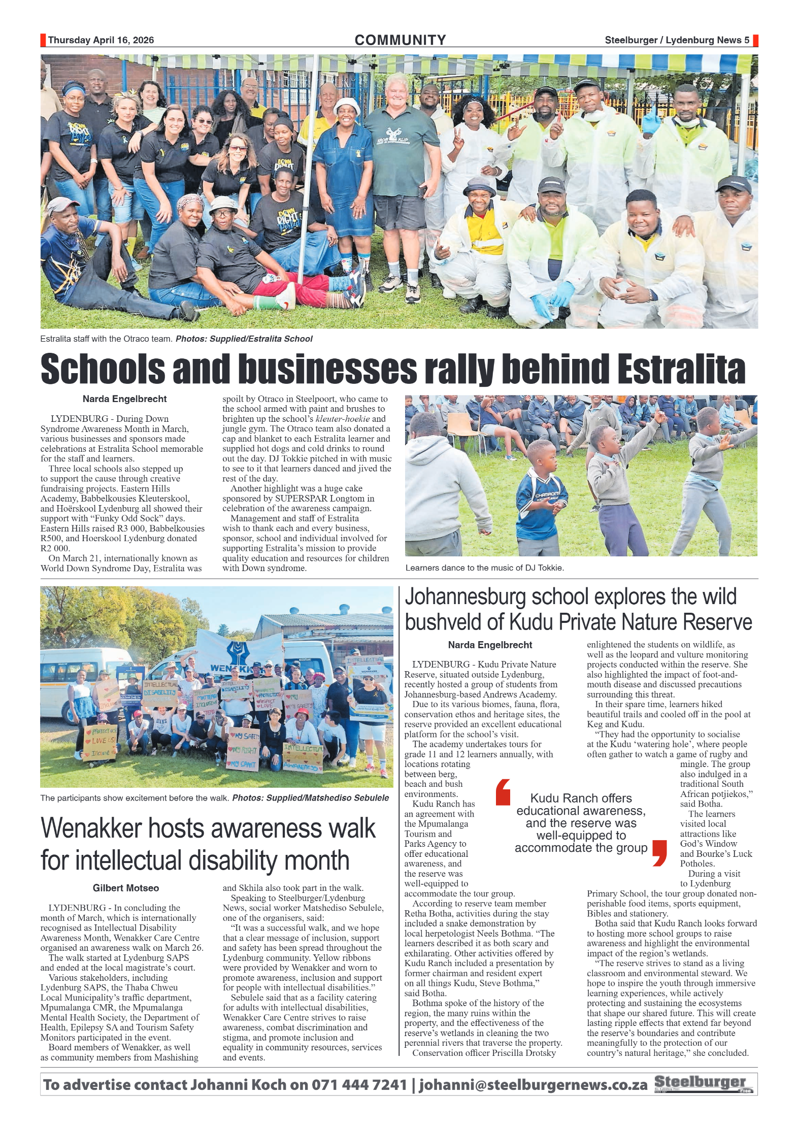 Steelburger News 16 April 2026 page 5