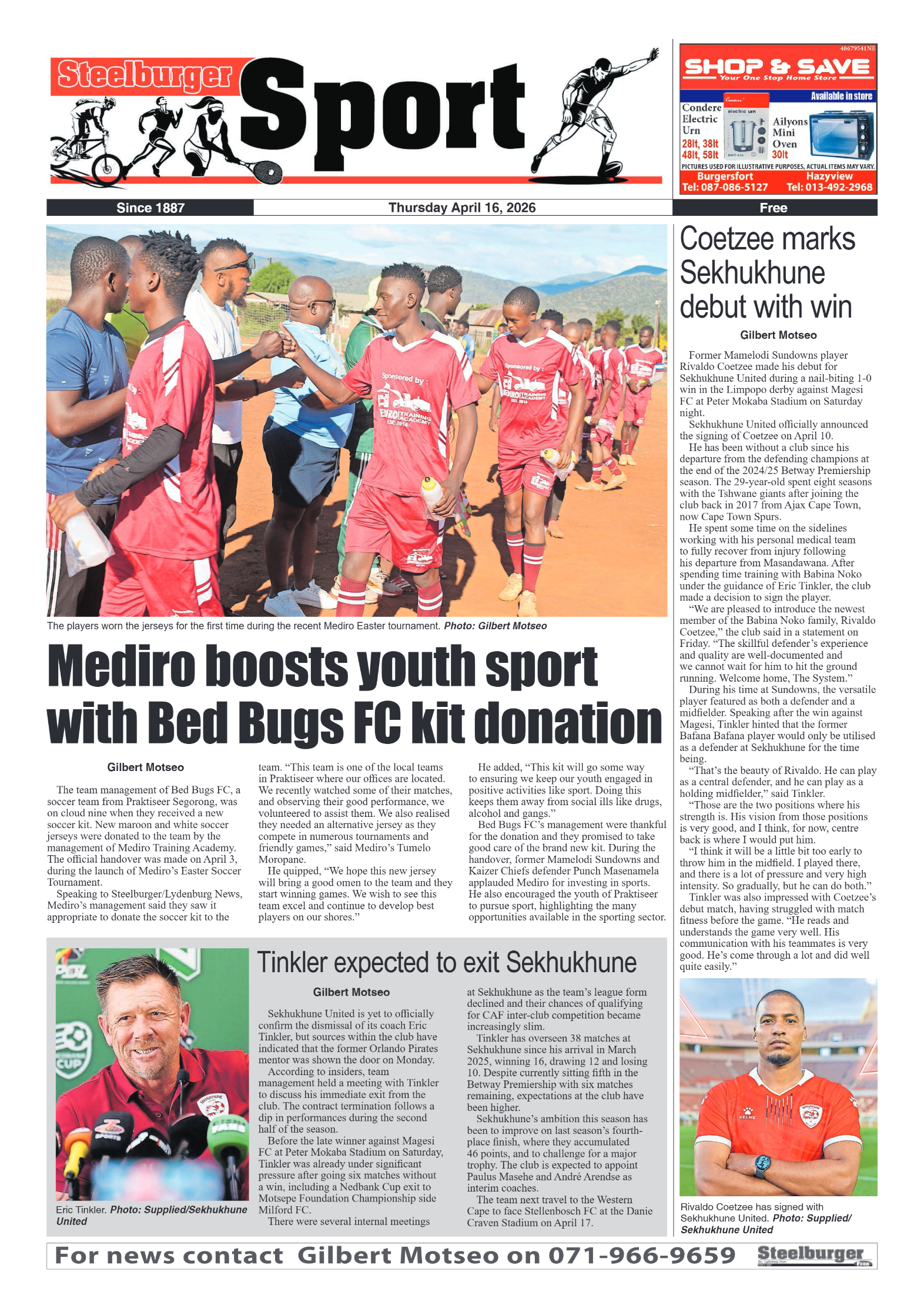 Steelburger News 16 April 2026 page 8