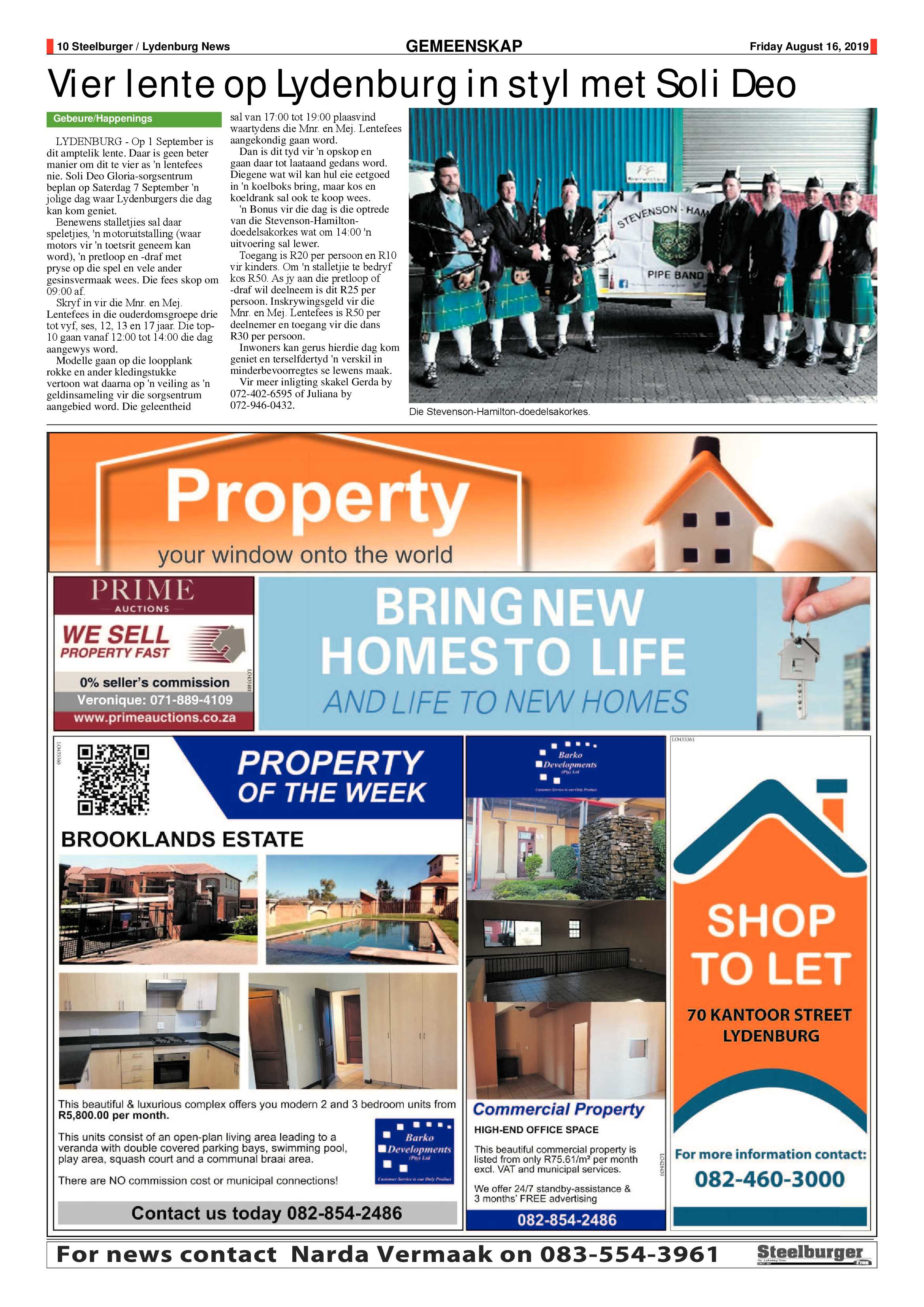 Steelburger News 16 August 2019 page 10