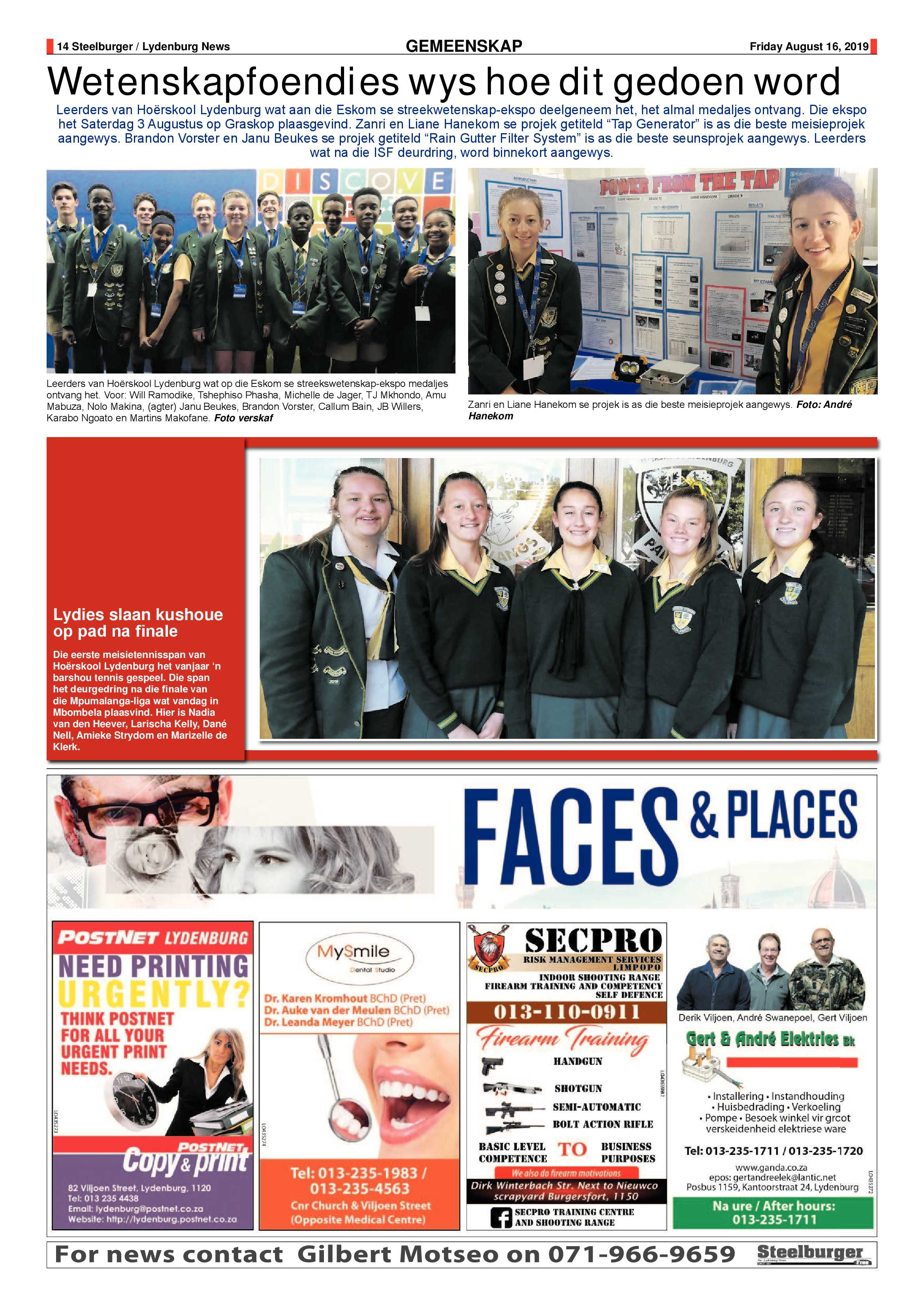 Steelburger News 16 August 2019 page 14