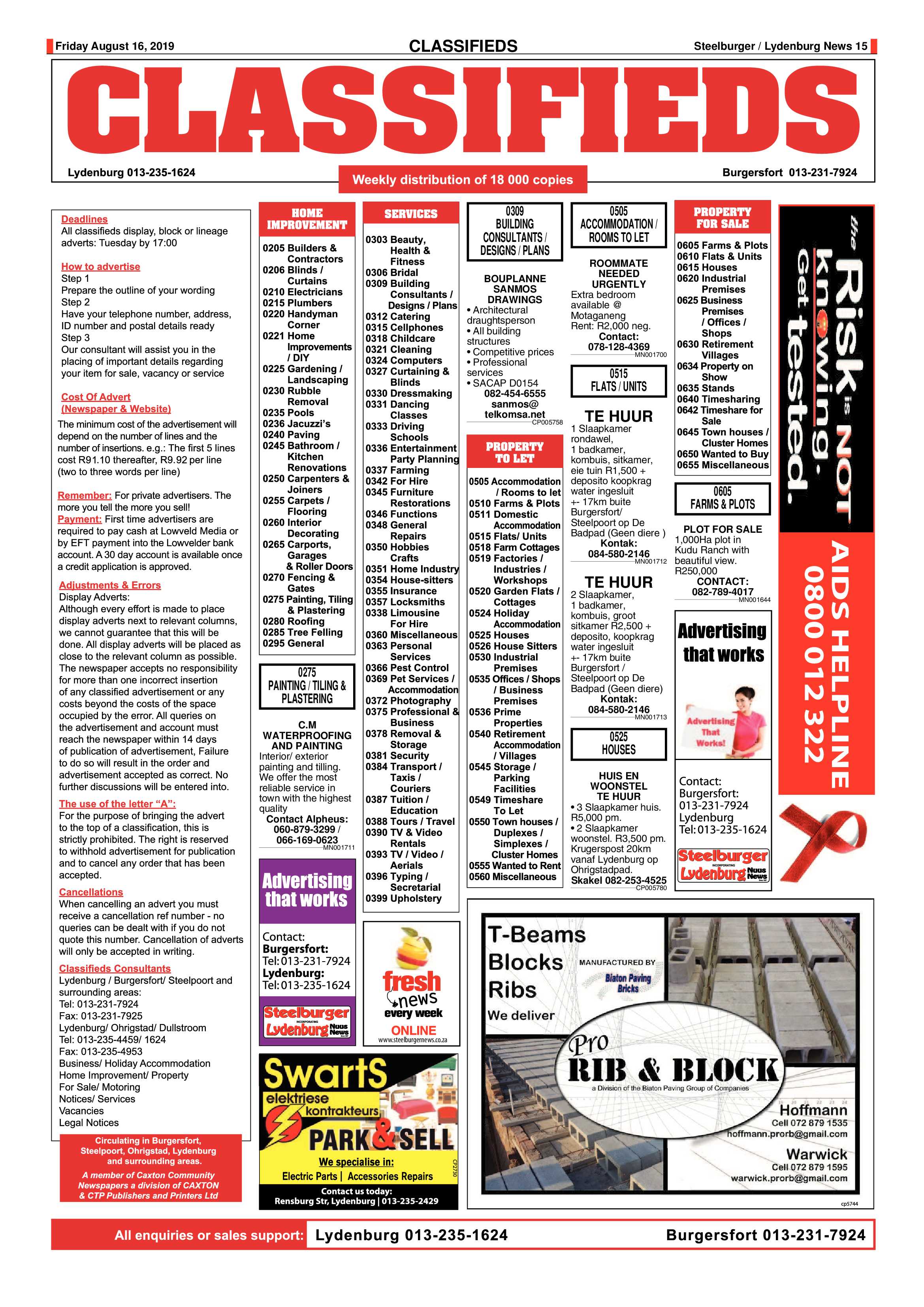 Steelburger News 16 August 2019 page 15