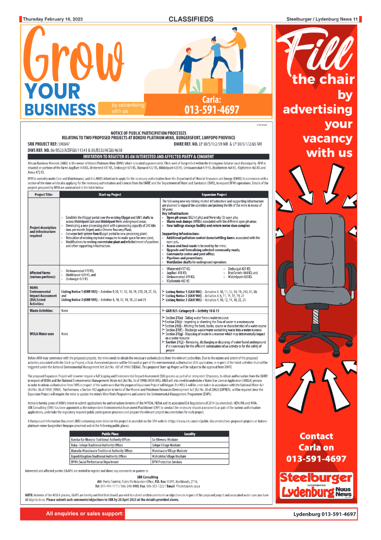 Steelburger News 16 February 2023 page 11