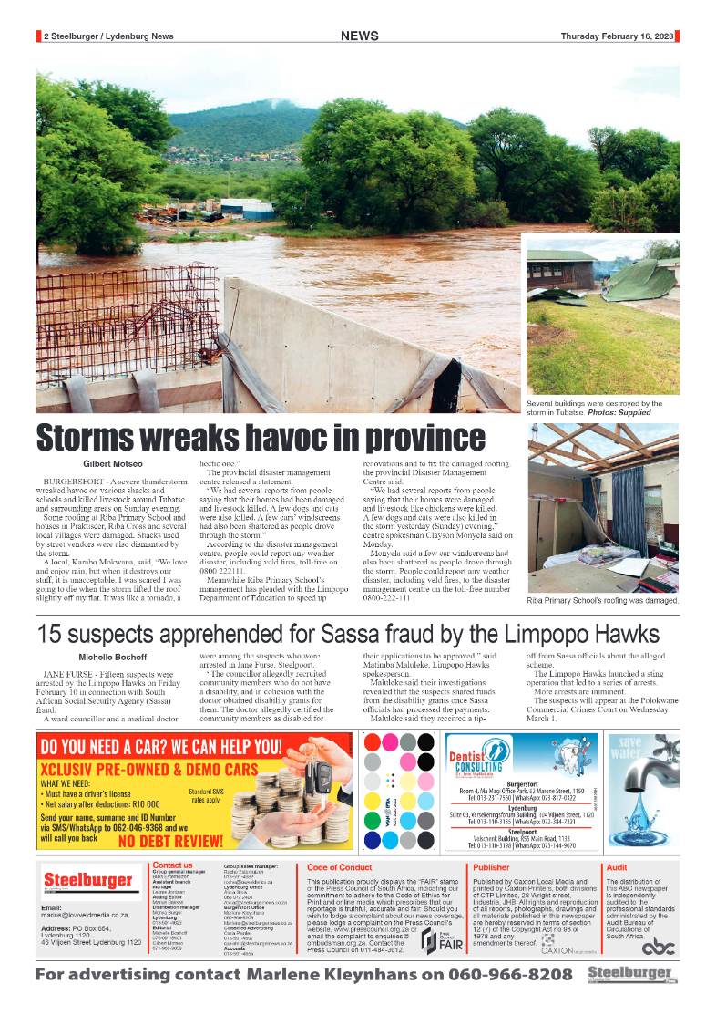 Steelburger News 16 February 2023 page 2