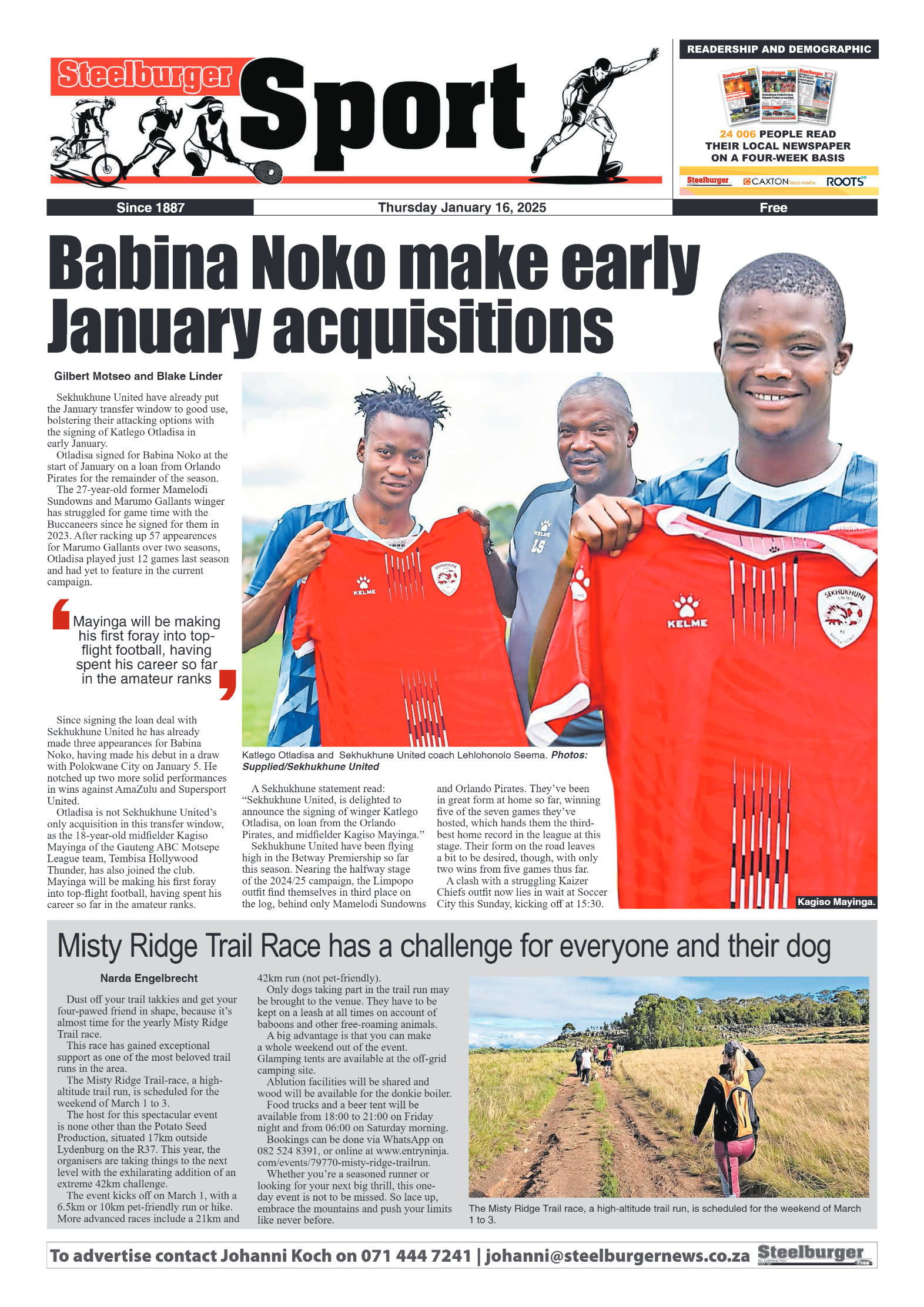 Steelburger News 16 January 2025 page 12