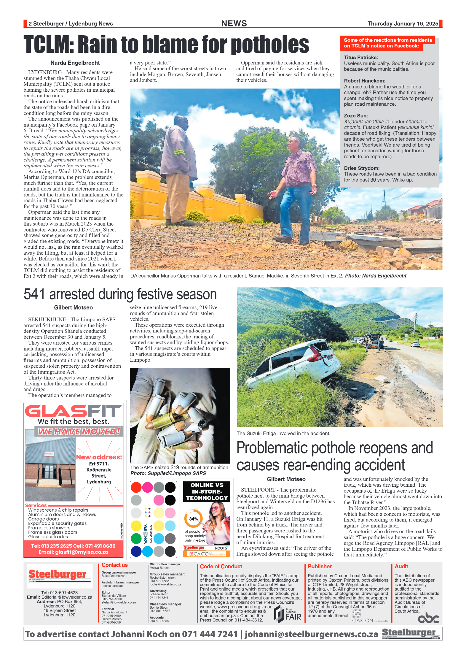 Steelburger News 16 January 2025 page 2