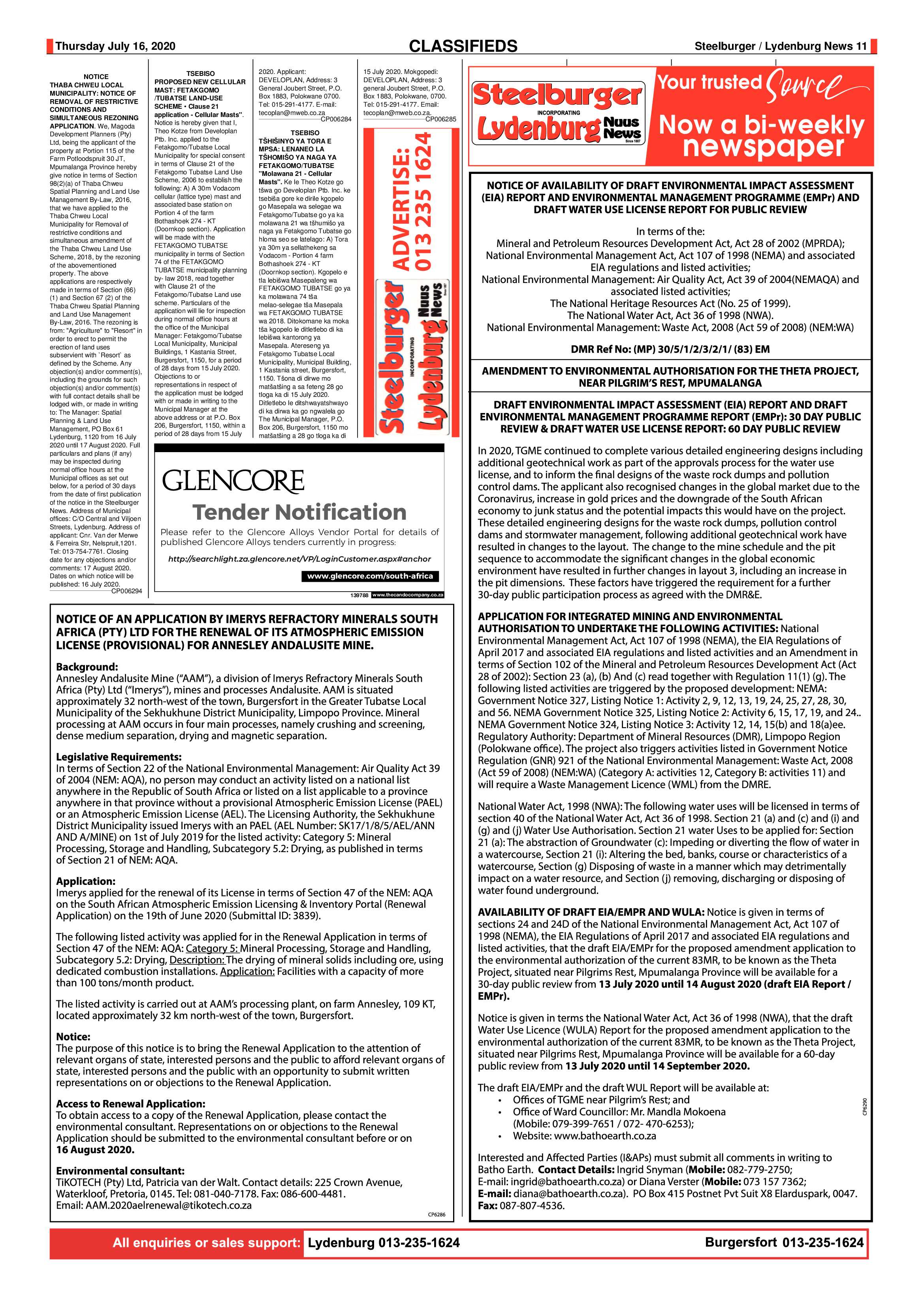 Steelburger News 16 July 2020 page 11