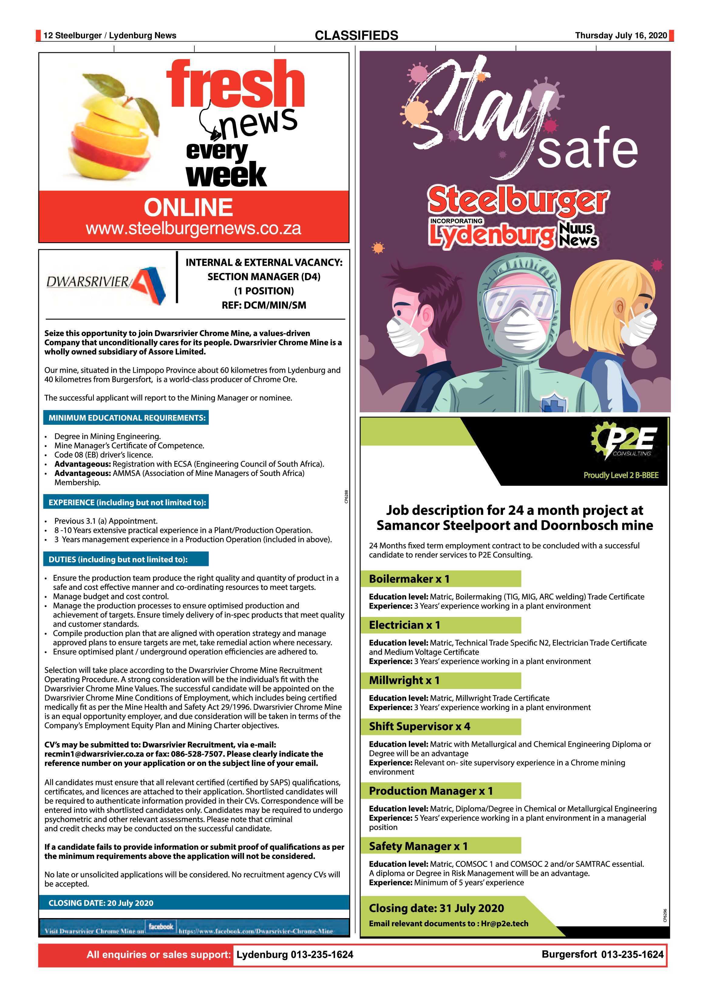 Steelburger News 16 July 2020 page 12