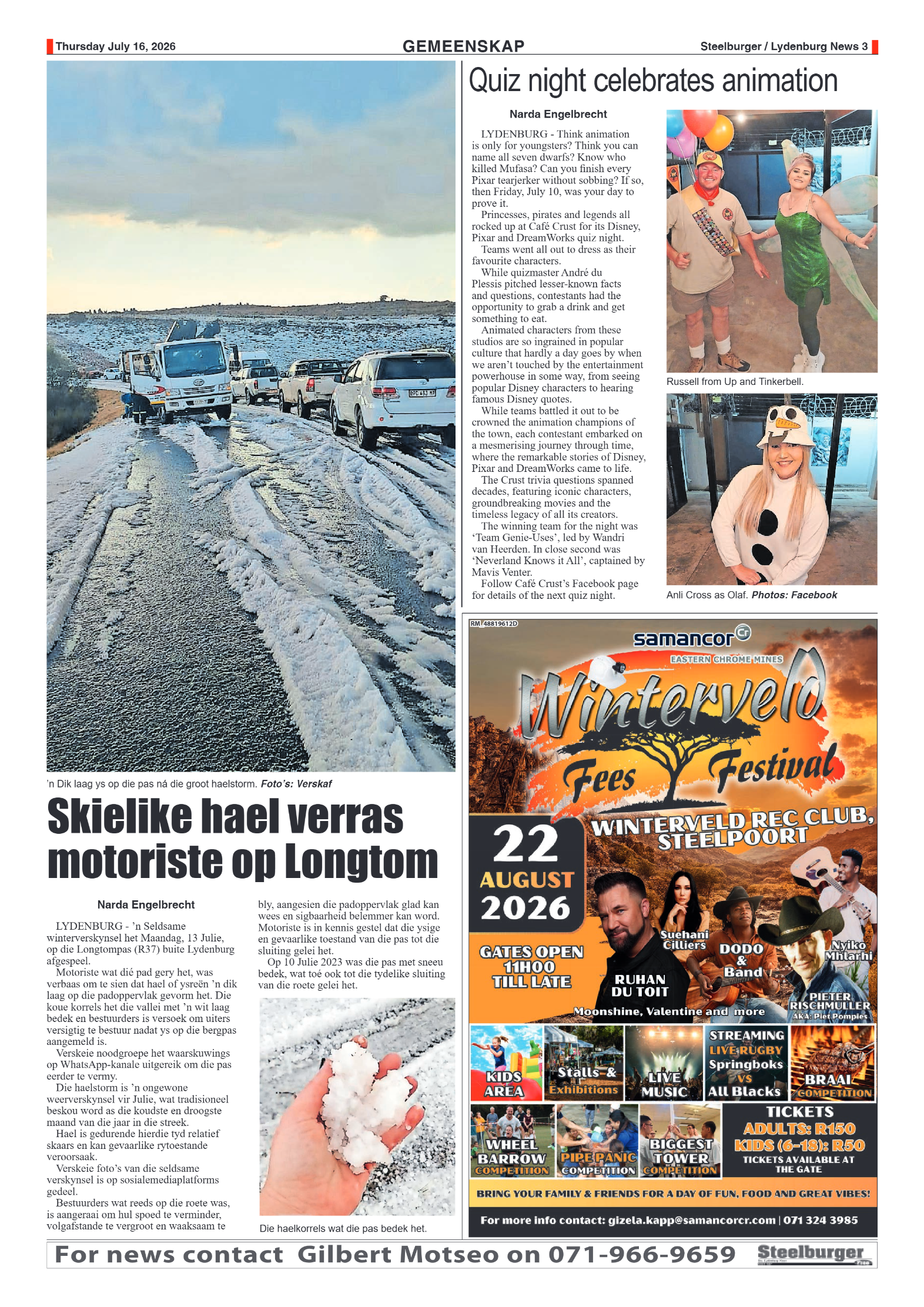 Steelburger News 16 July 2026 page 3