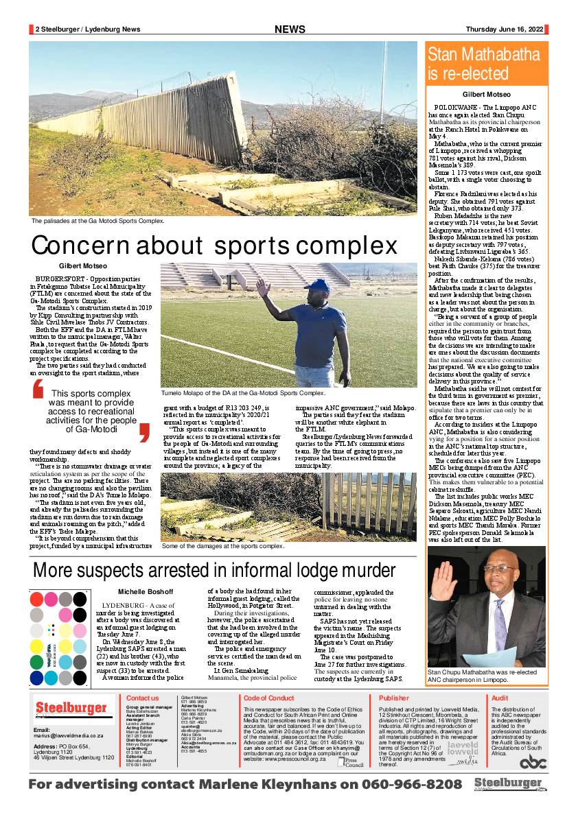 Steelburger News 16 June 2022 page 2