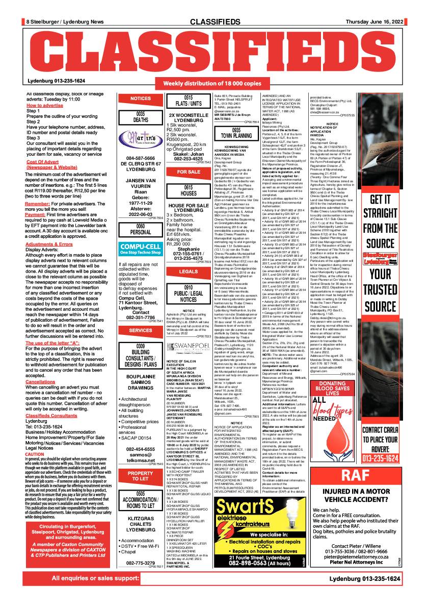 Steelburger News 16 June 2022 page 8