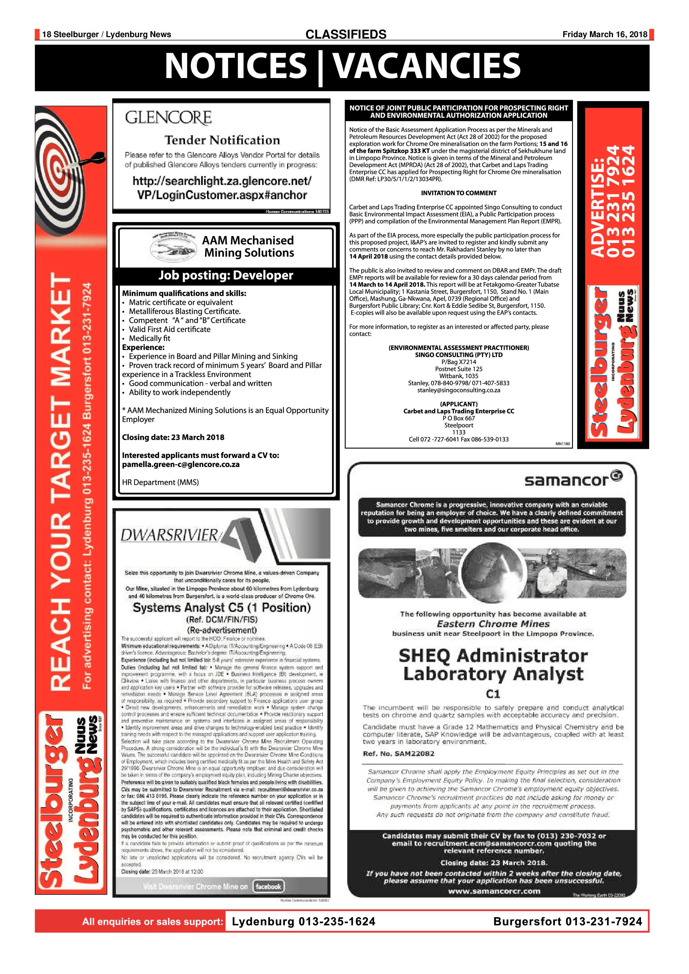 Steelburger News 16 March 2018 page 18