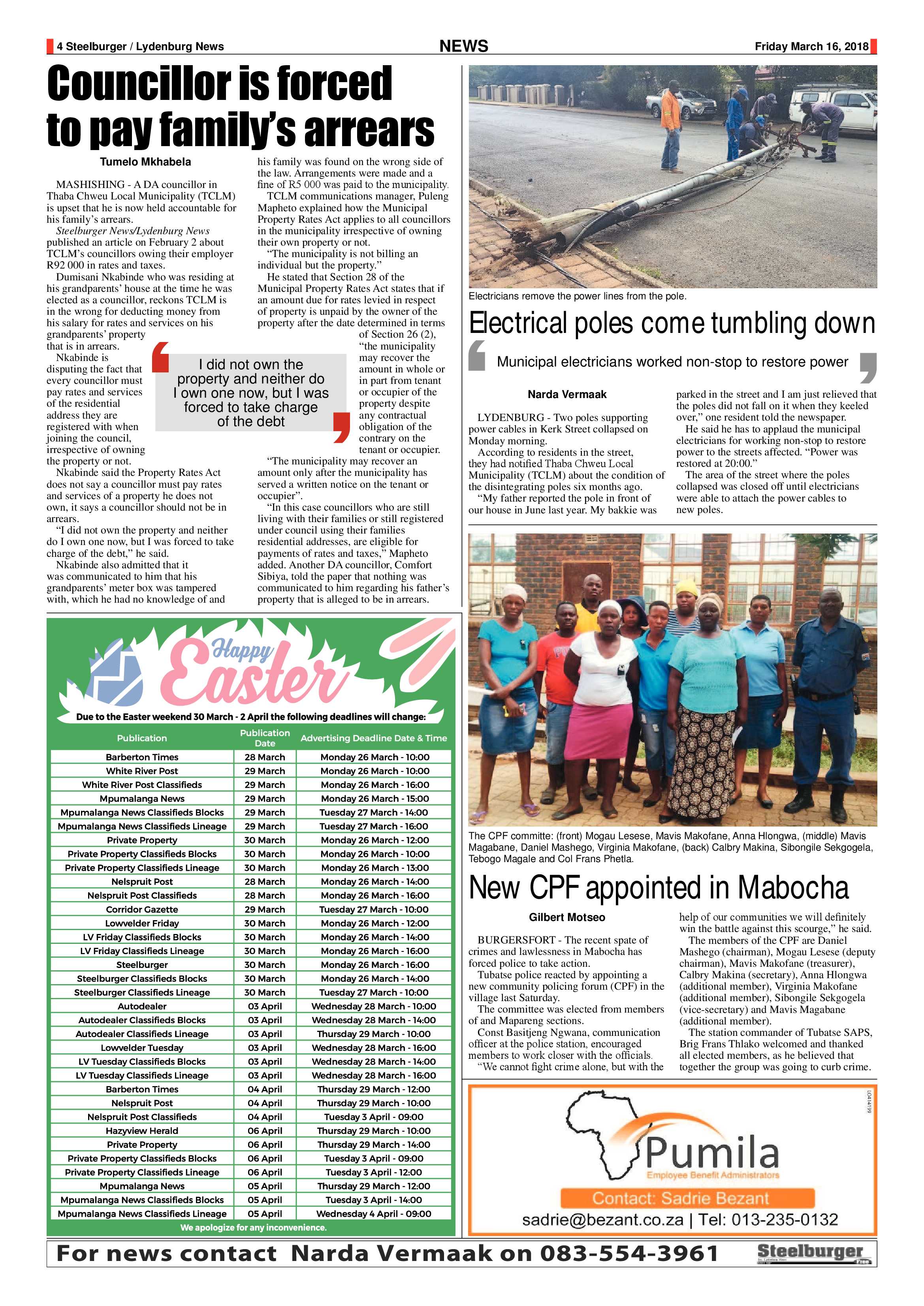 Steelburger News 16 March 2018 page 4
