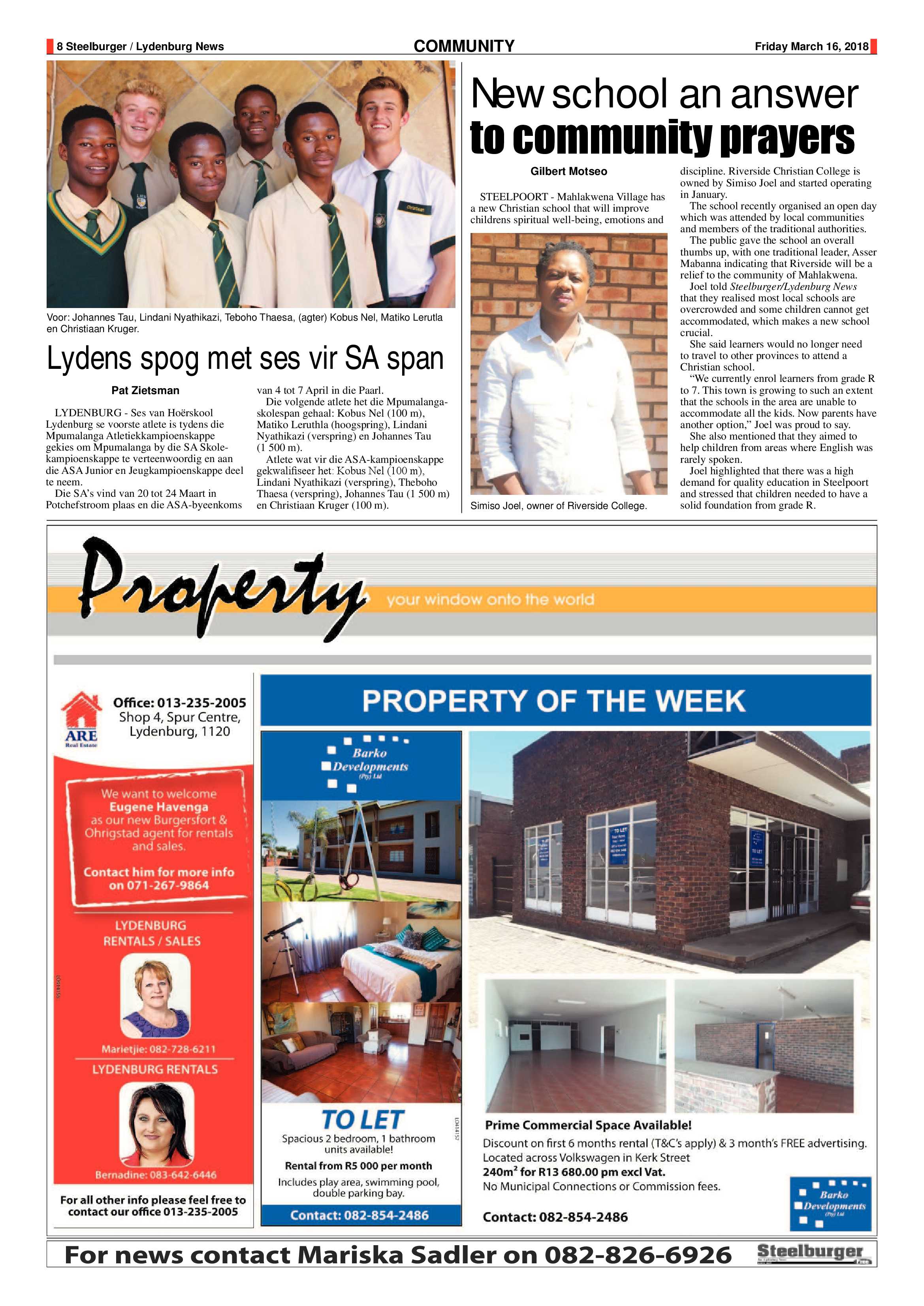 Steelburger News 16 March 2018 page 8
