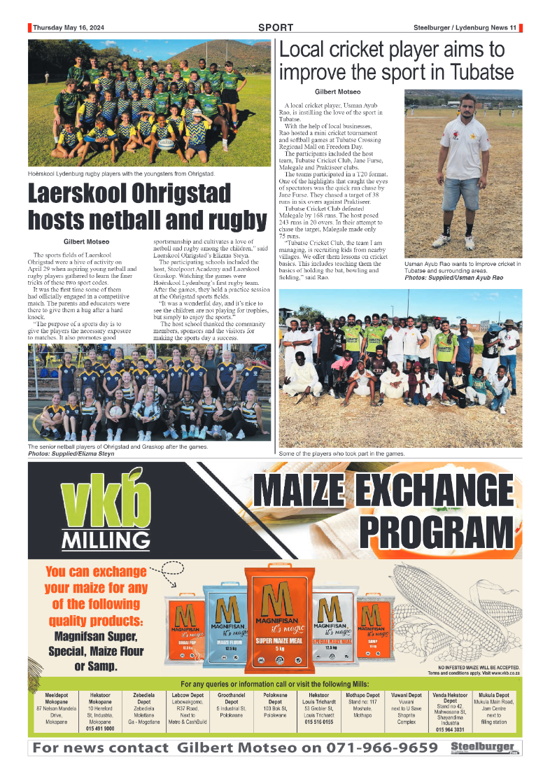 Steelburger News 16 May 2024 page 11