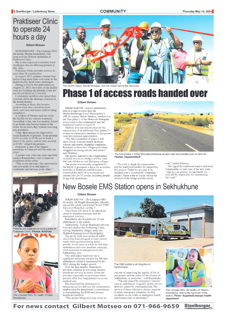 Steelburger News 16 May 2024 page 6