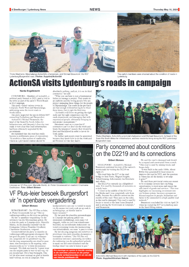 Steelburger News 16 May 2024 page 8