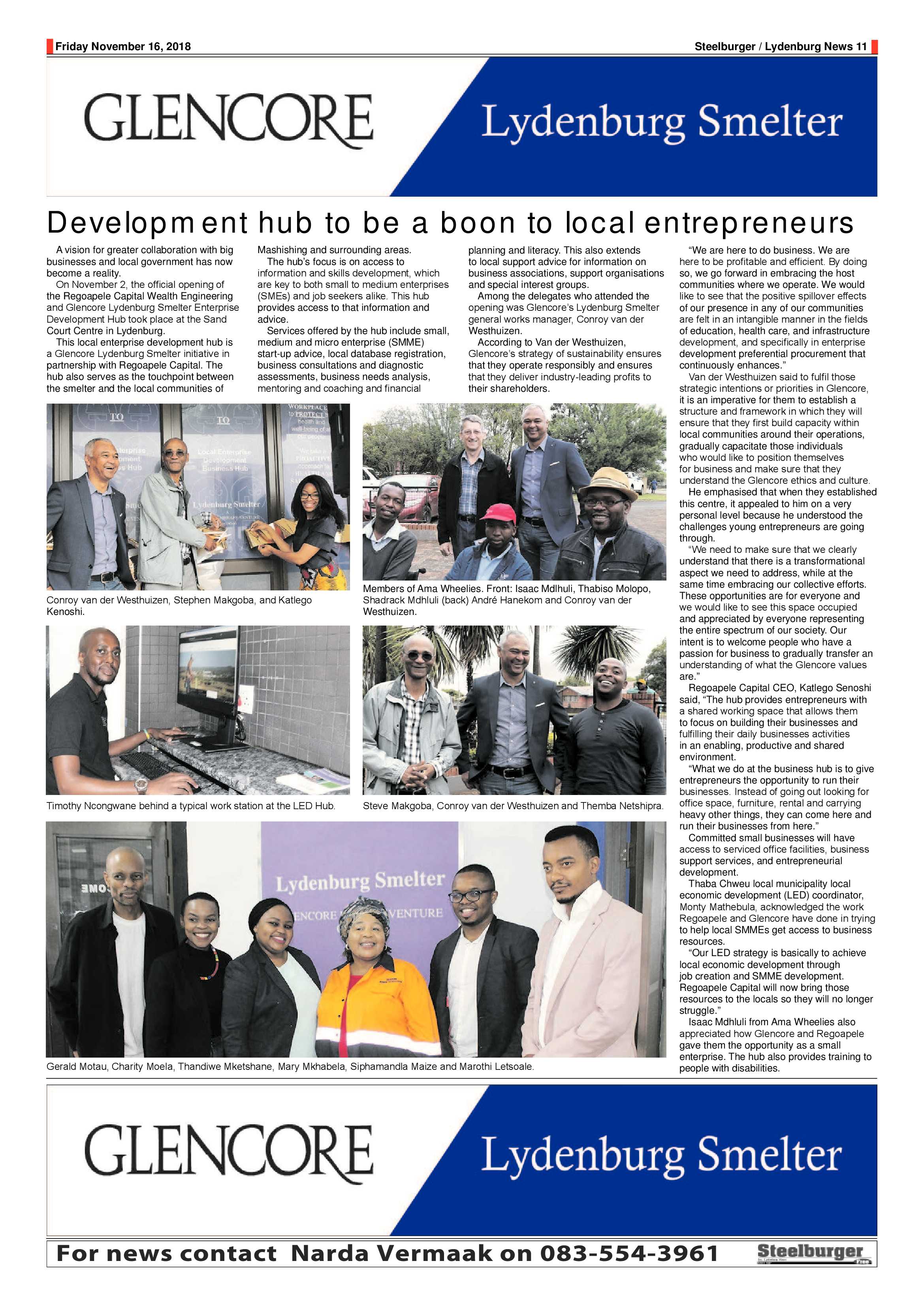 Steelburger News 16 November 2018 page 11