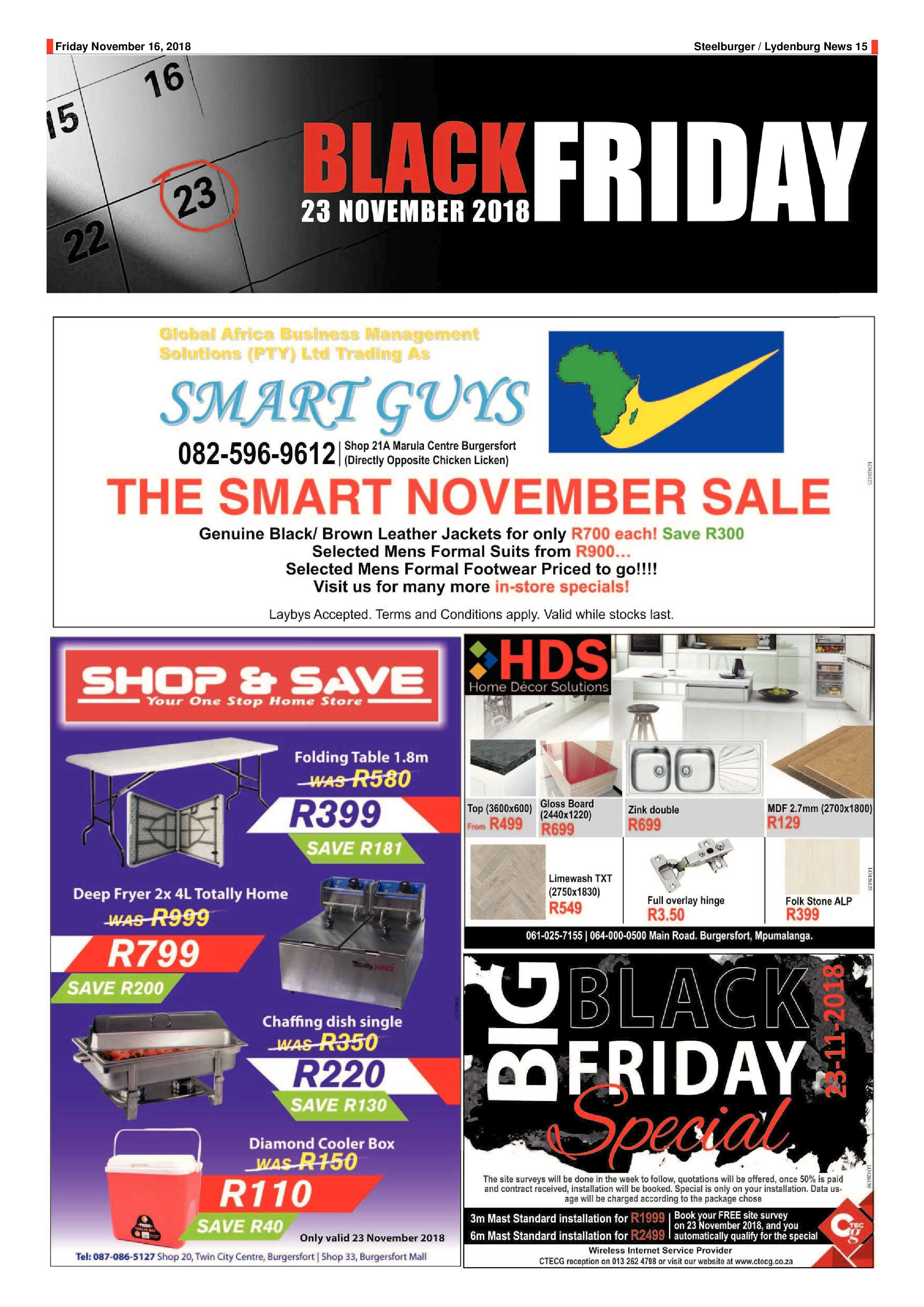Steelburger News 16 November 2018 page 15