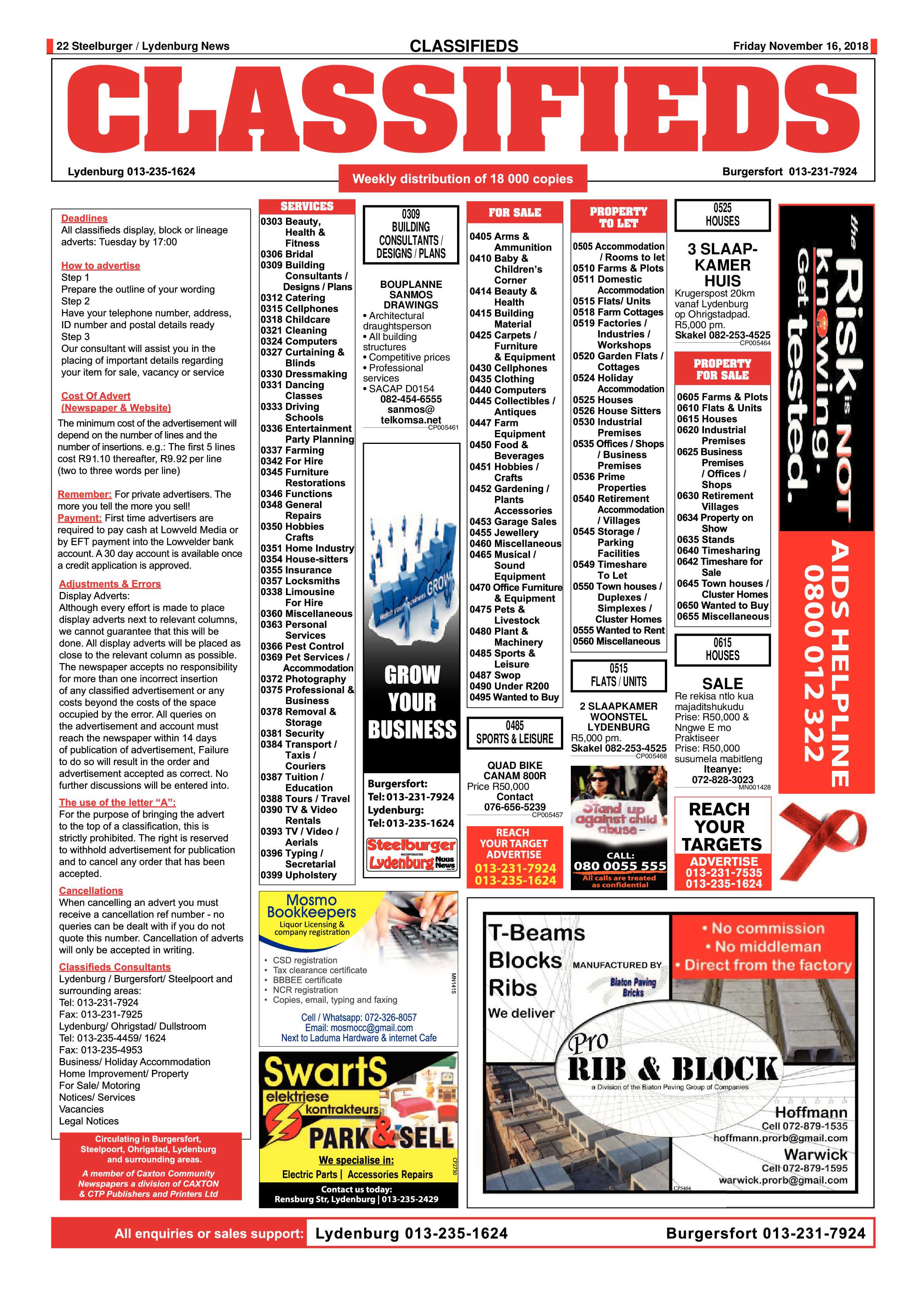 Steelburger News 16 November 2018 page 22