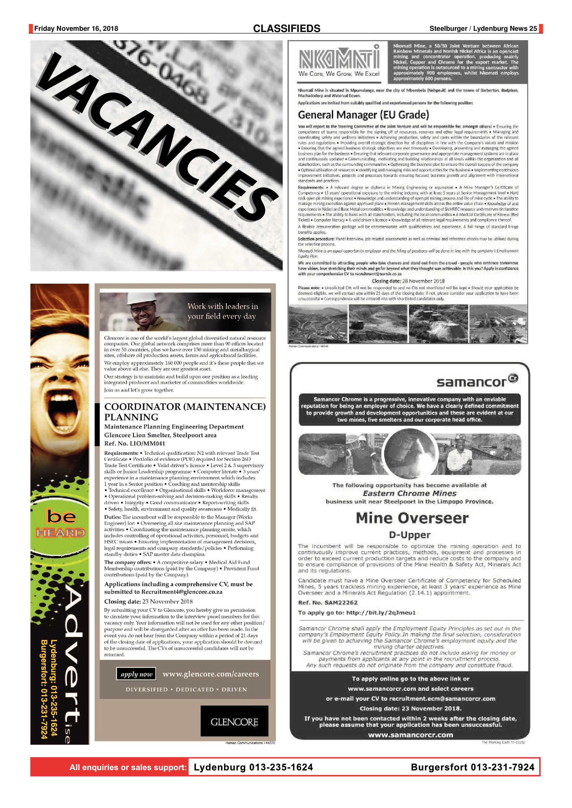 Steelburger News 16 November 2018 page 25