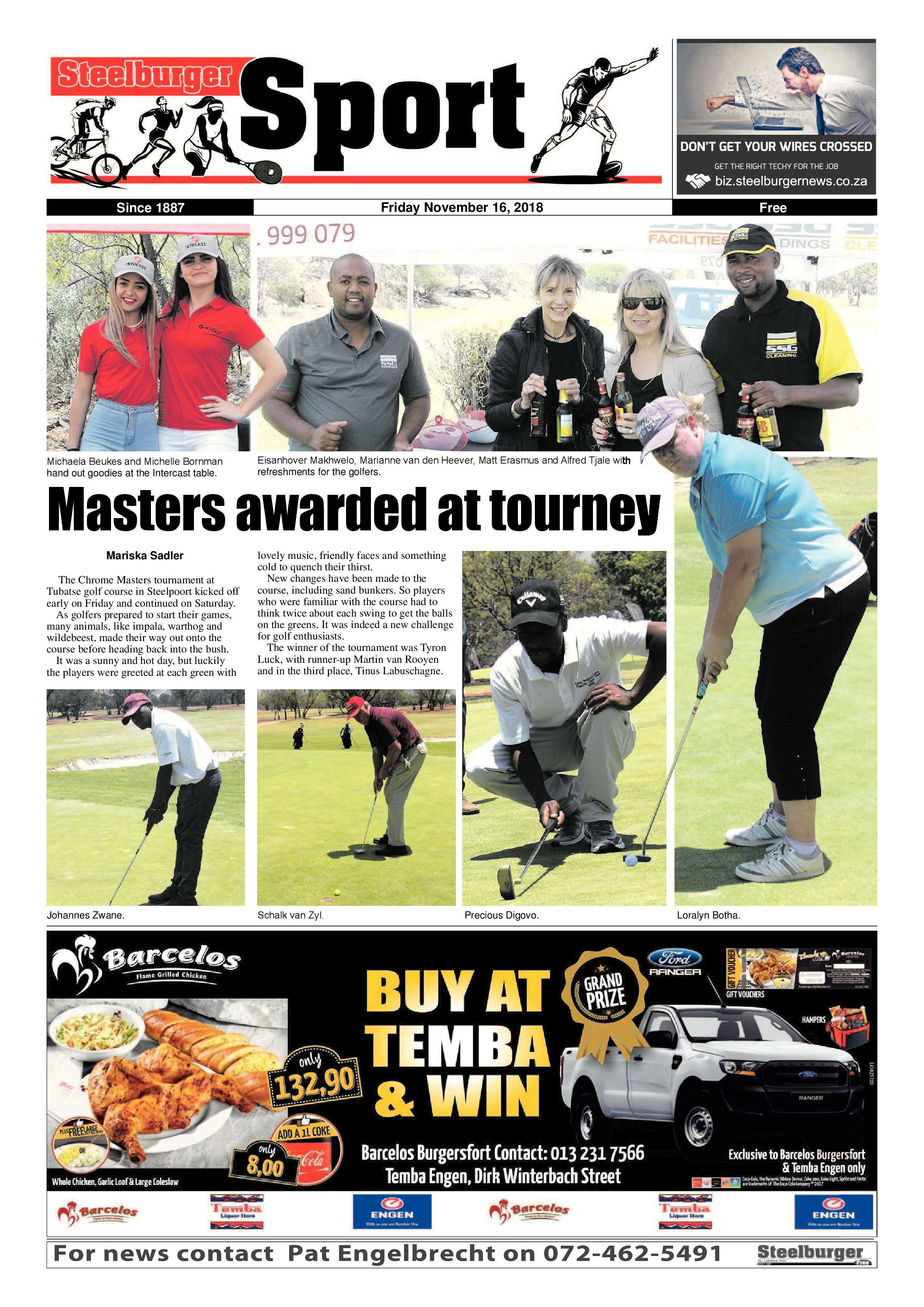 Steelburger News 16 November 2018 page 28