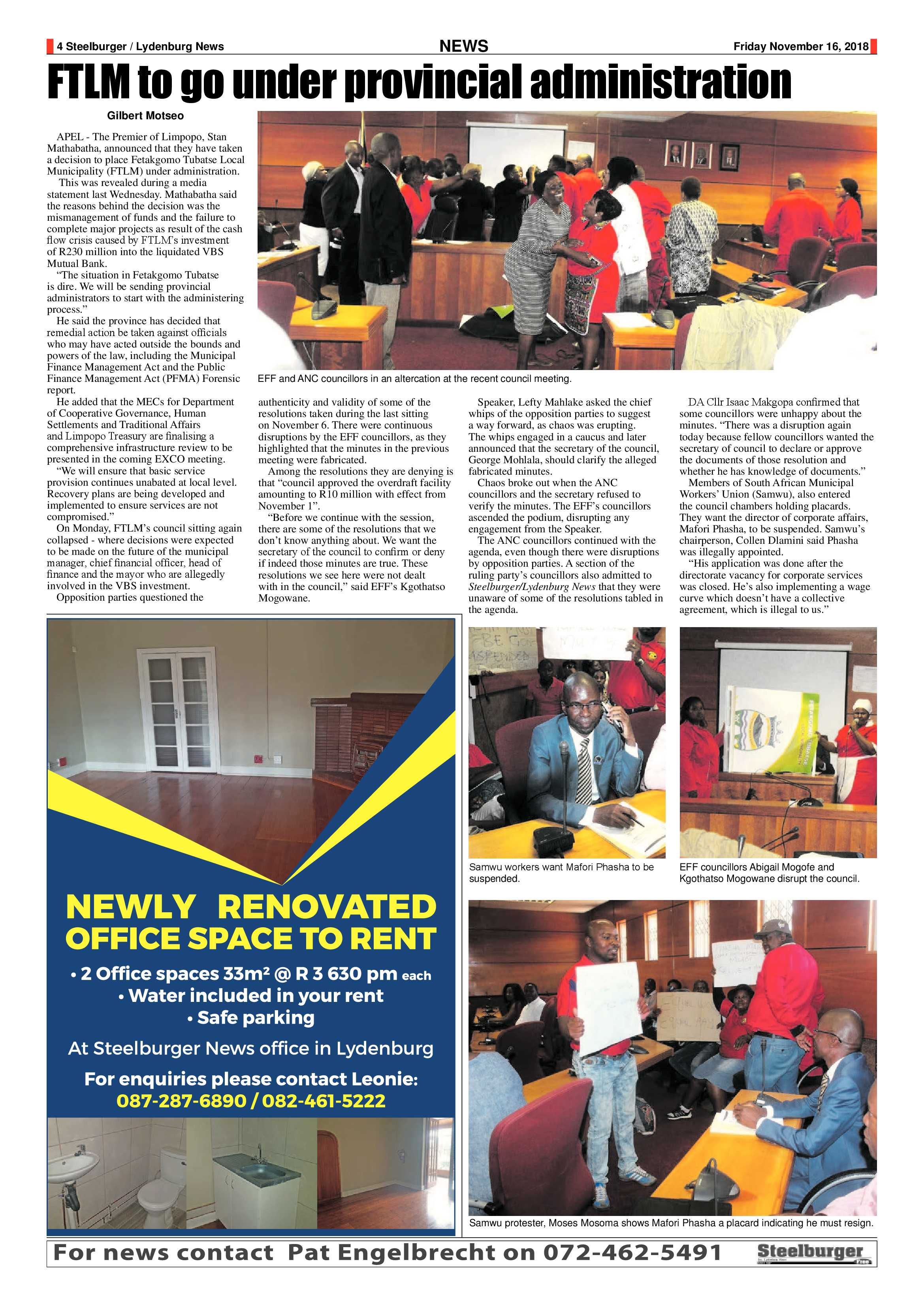 Steelburger News 16 November 2018 page 4