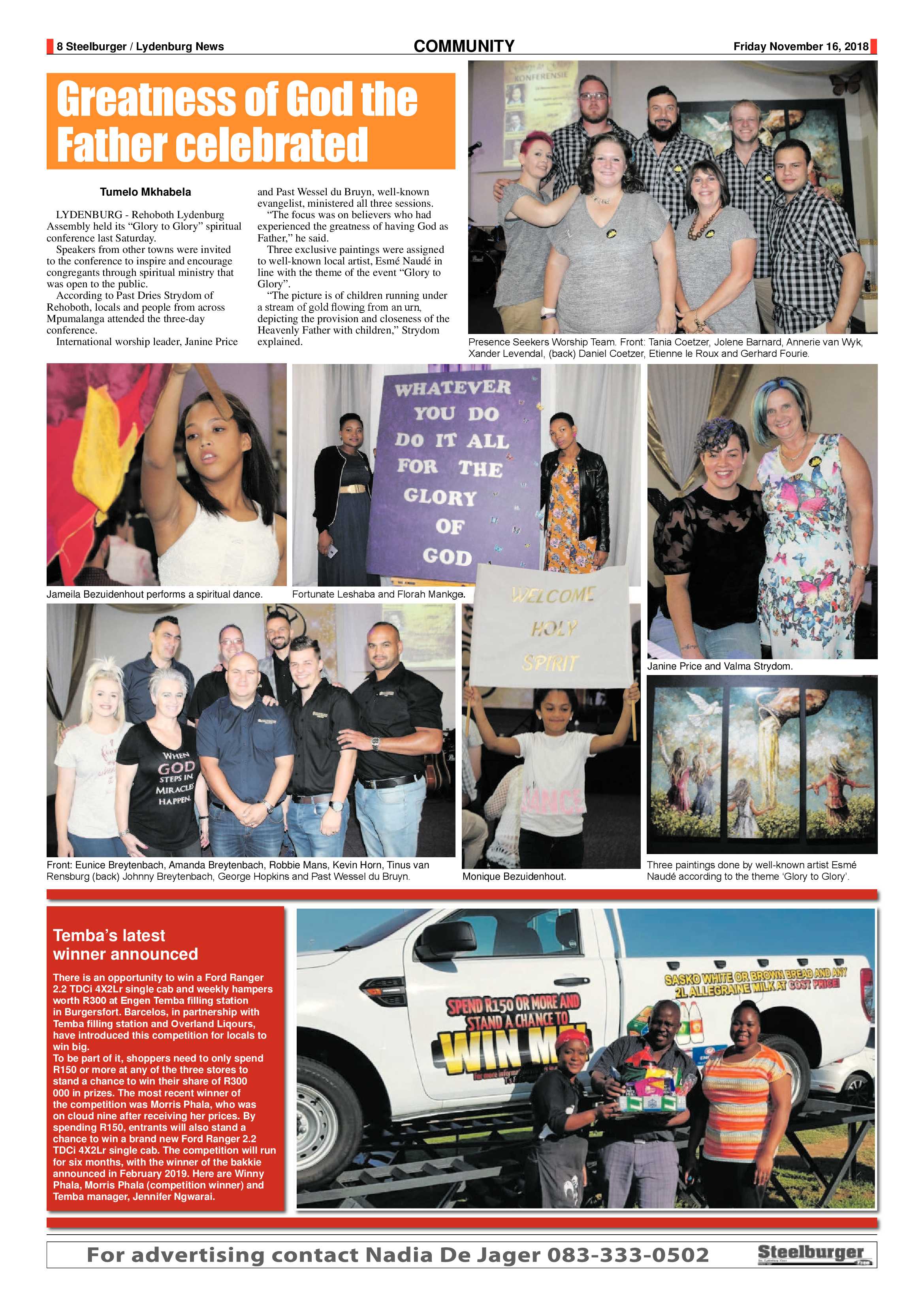 Steelburger News 16 November 2018 page 8