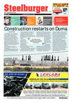 Steelburger News 16 November 2018